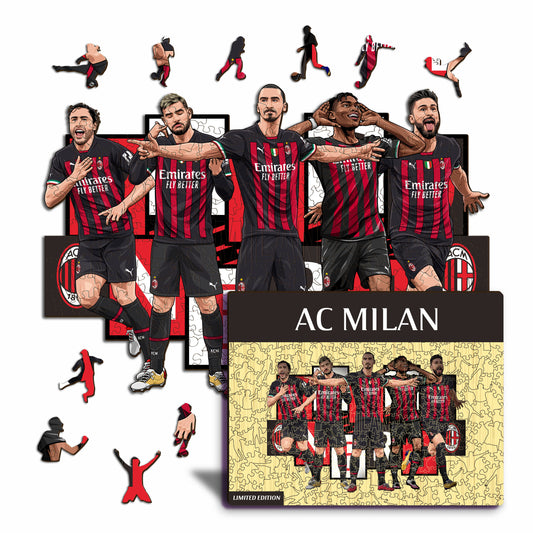 AC Milan® 5 Players - Holzpuzzle