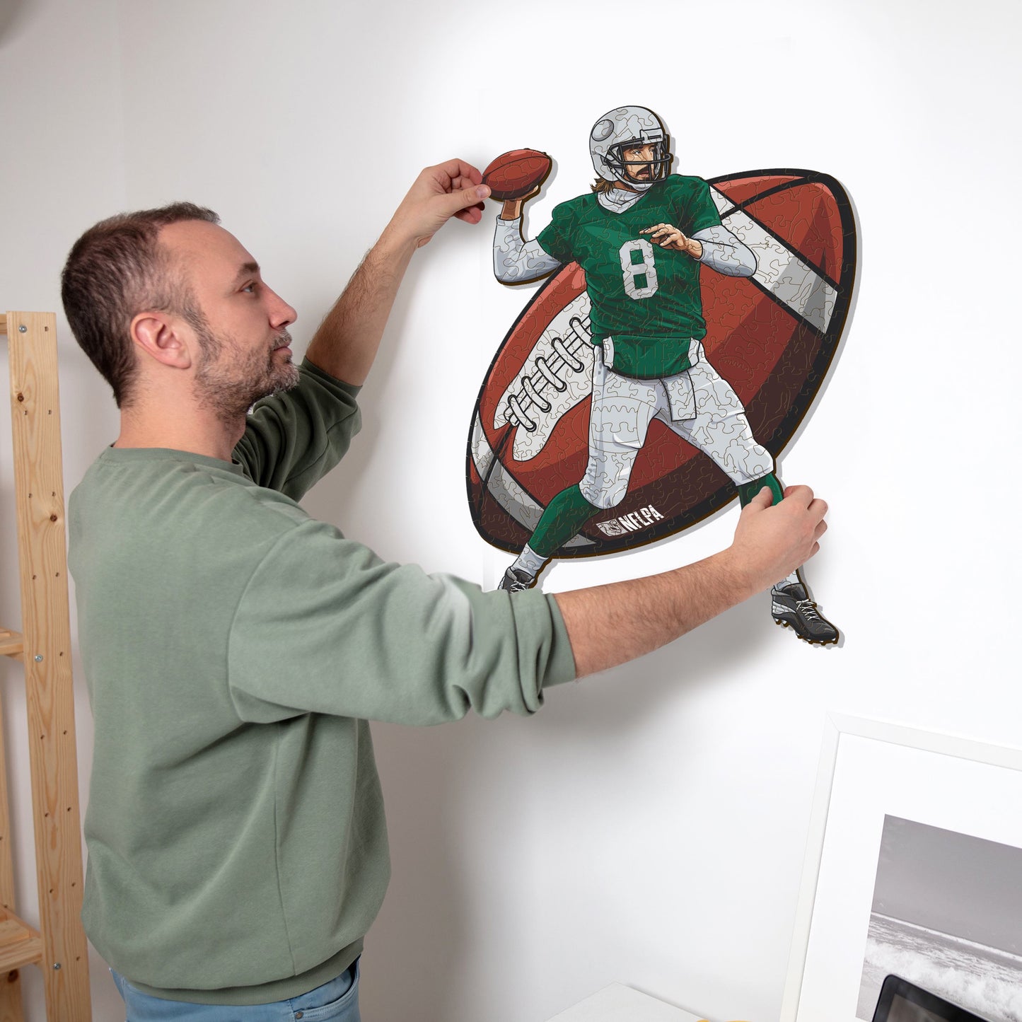 Aaron Rodgers - Holzpuzzle