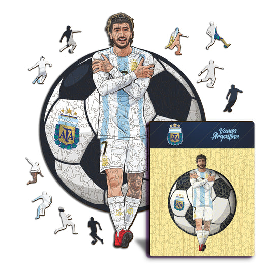 Rodrigo de Paul - Holzpuzzle