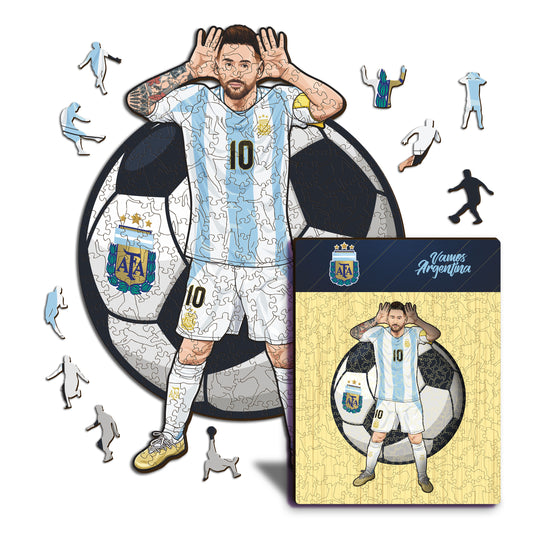 Lionel Messi - Holzpuzzle