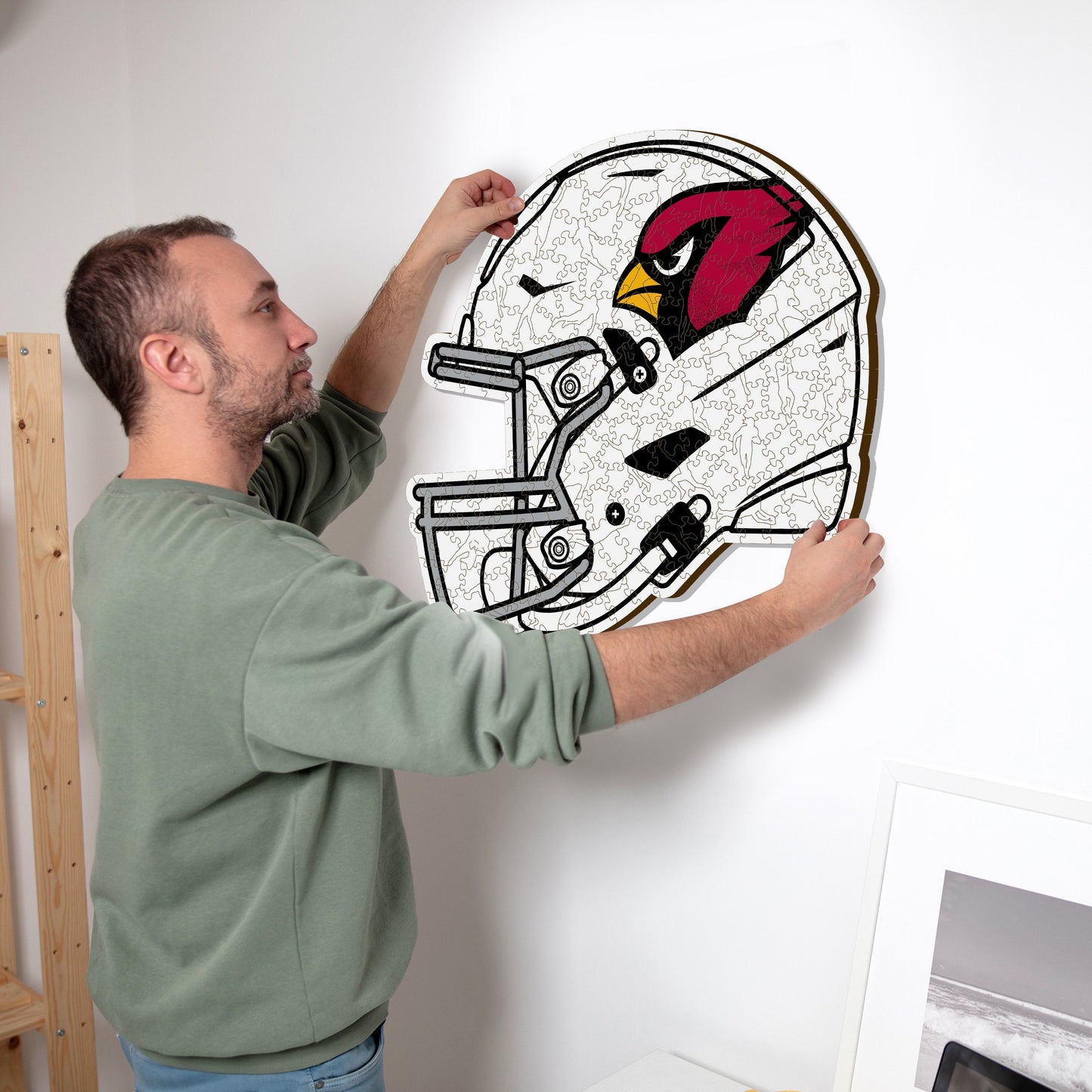 Arizona Cardinals™ Helm - Holzpuzzle