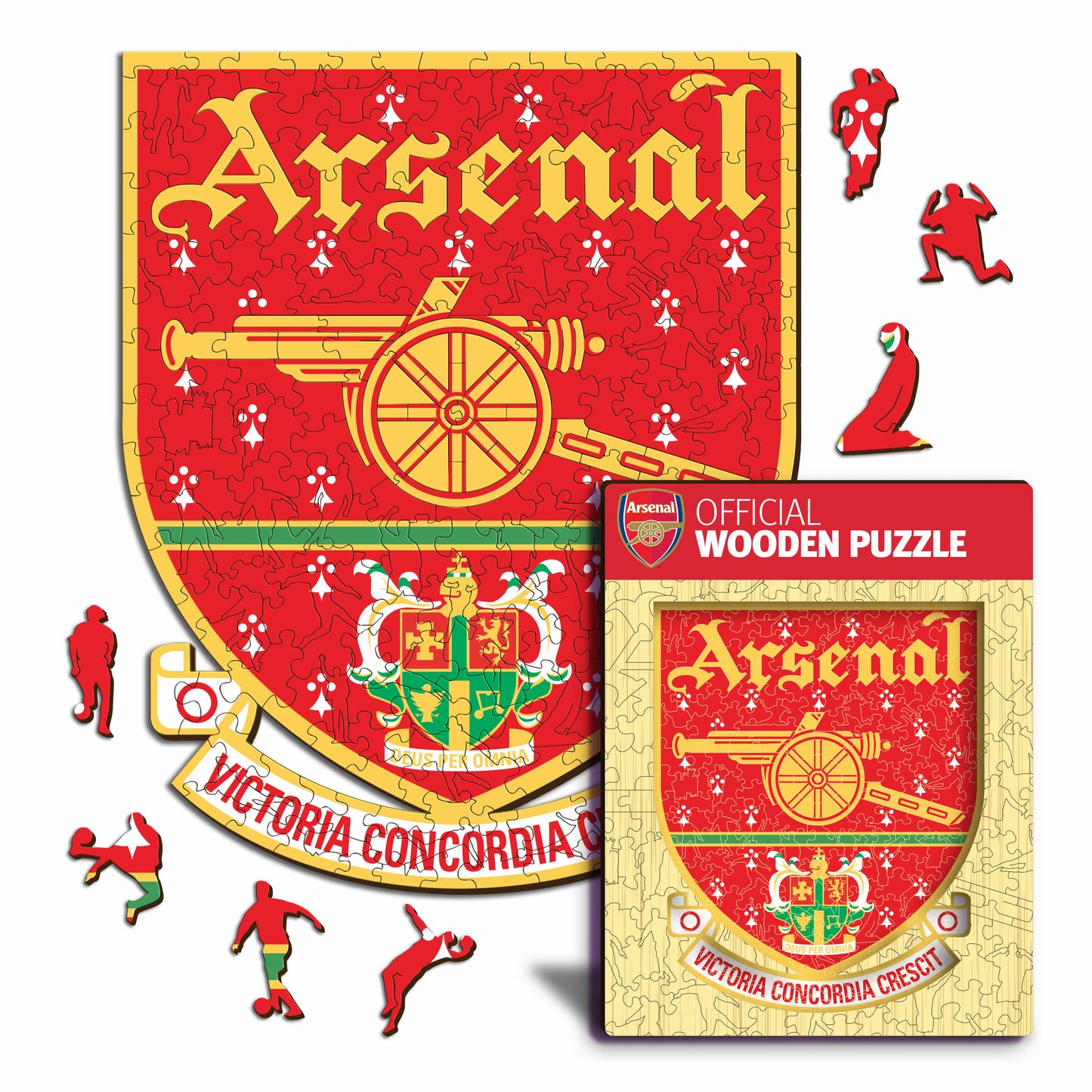 Arsenal FC® Retro Logo - Holzpuzzle