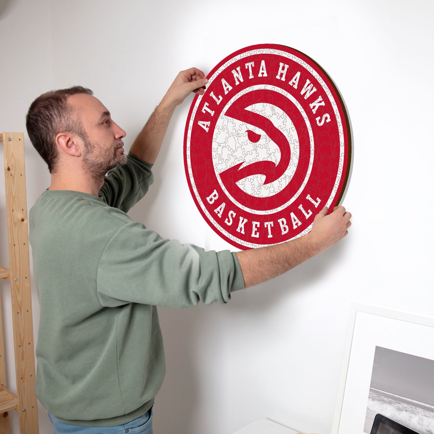 Atlanta Hawks™ Logo - Holzpuzzle