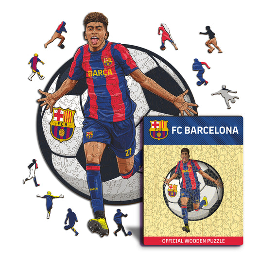 Lamine Yamal - Holzpuzzle