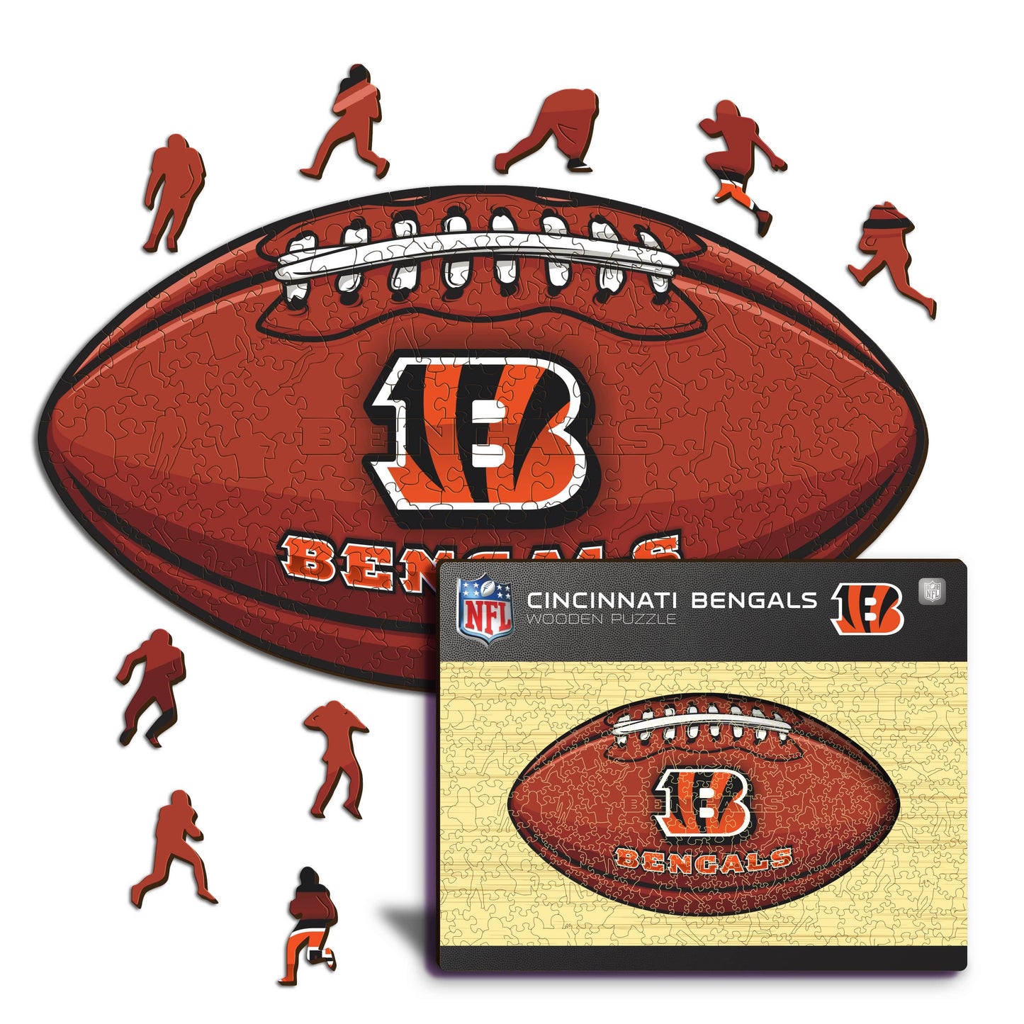 Cincinnati Bengals™ Football - Holzpuzzle