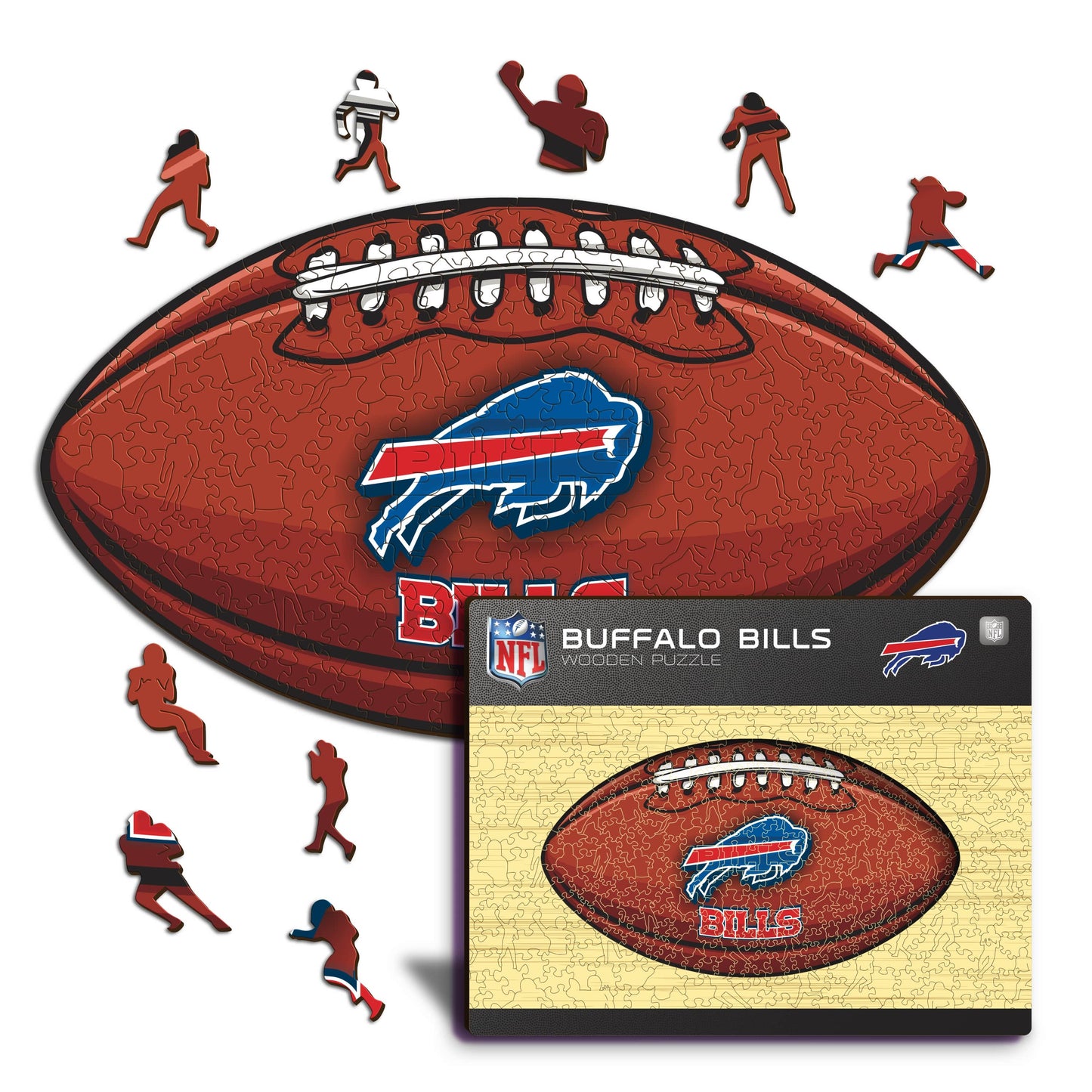 Buffalo Bills™ Football - Holzpuzzle