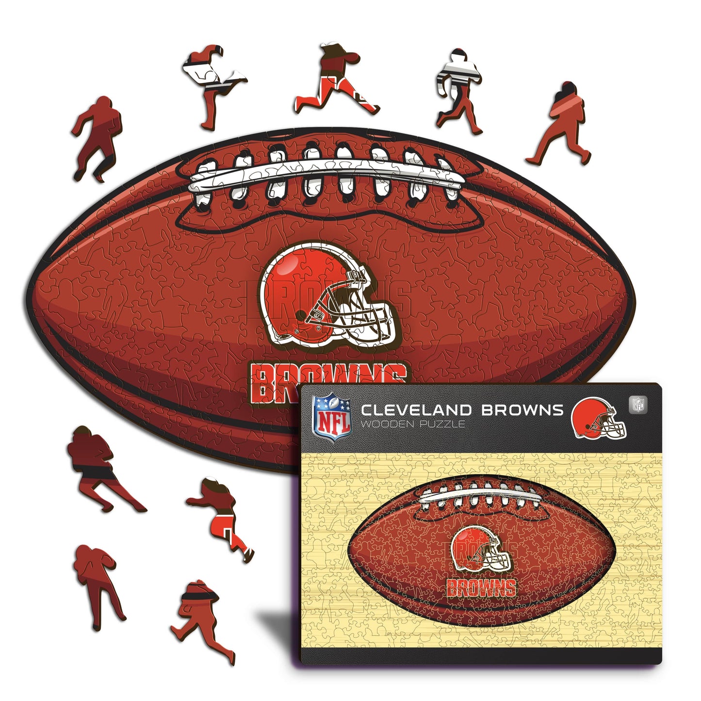 Cleveland Browns™ Football - Holzpuzzle