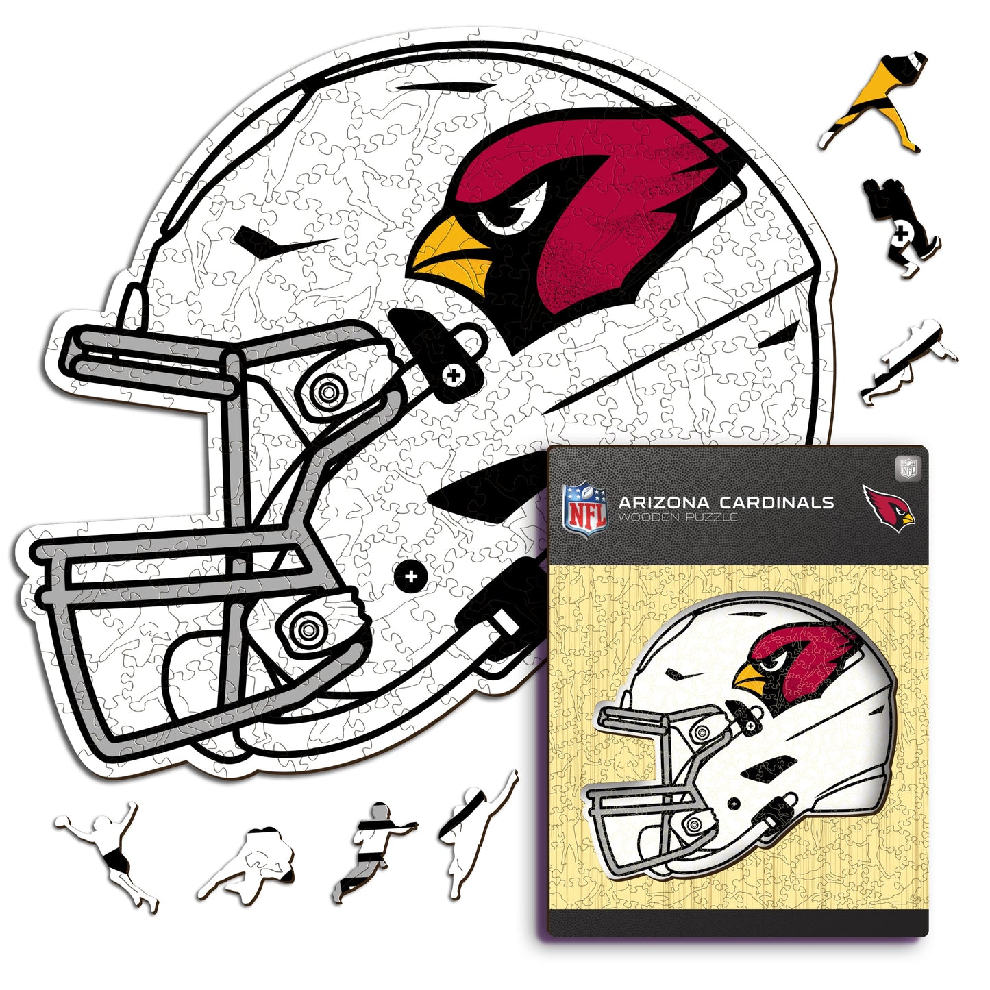Arizona Cardinals™ Helm - Holzpuzzle