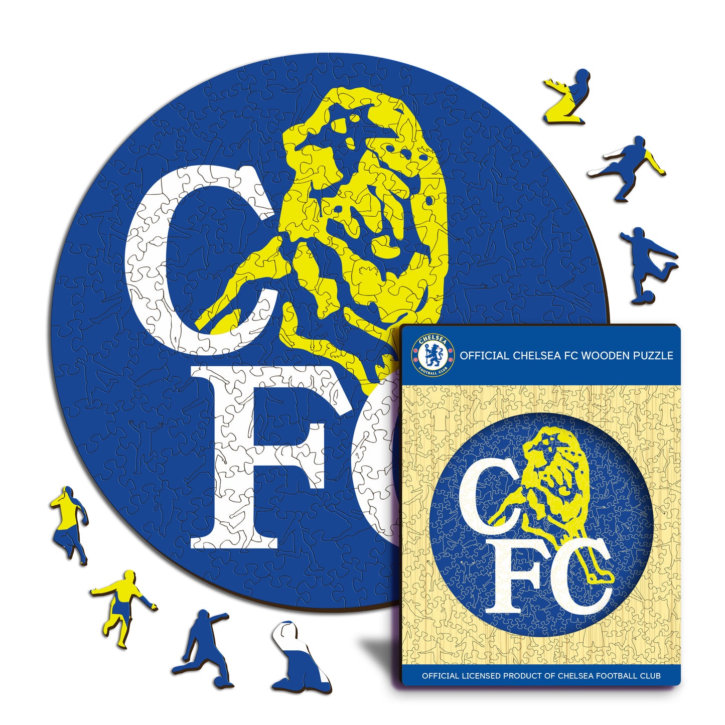 Chelsea FC® Retro Logo - Holzpuzzle