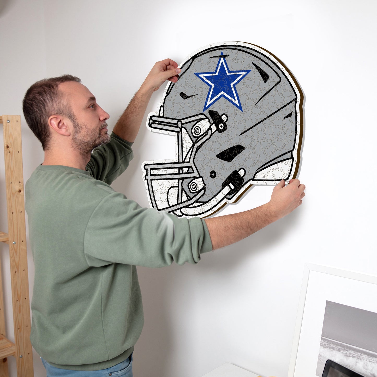 Dallas Cowboys™ Helm - Holzpuzzle