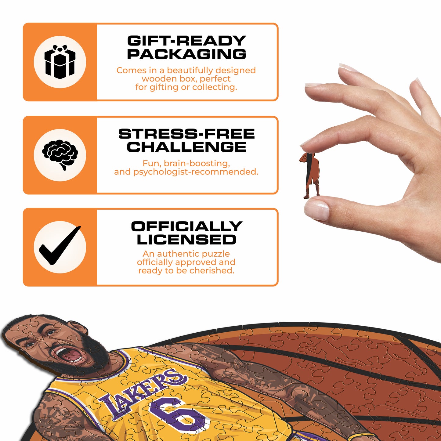 LeBron James - Holzpuzzle