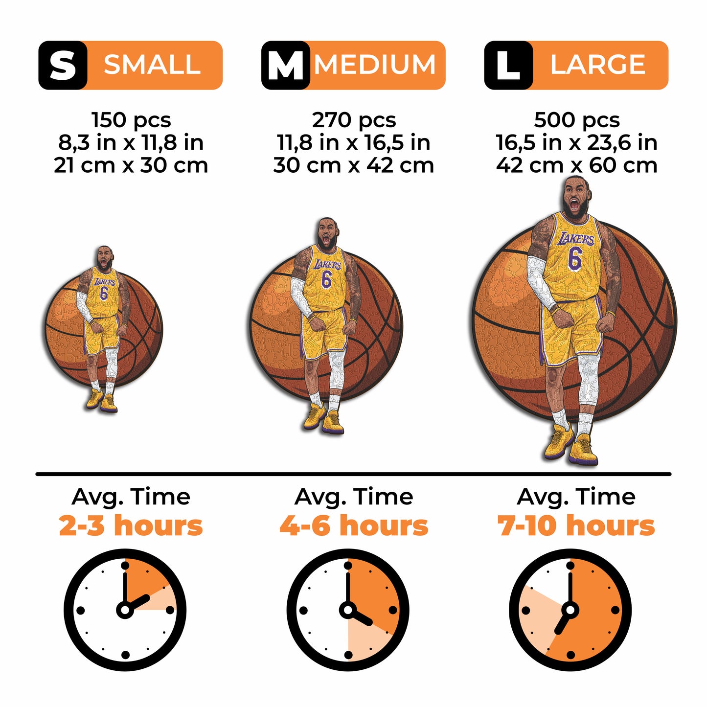 LeBron James - Holzpuzzle