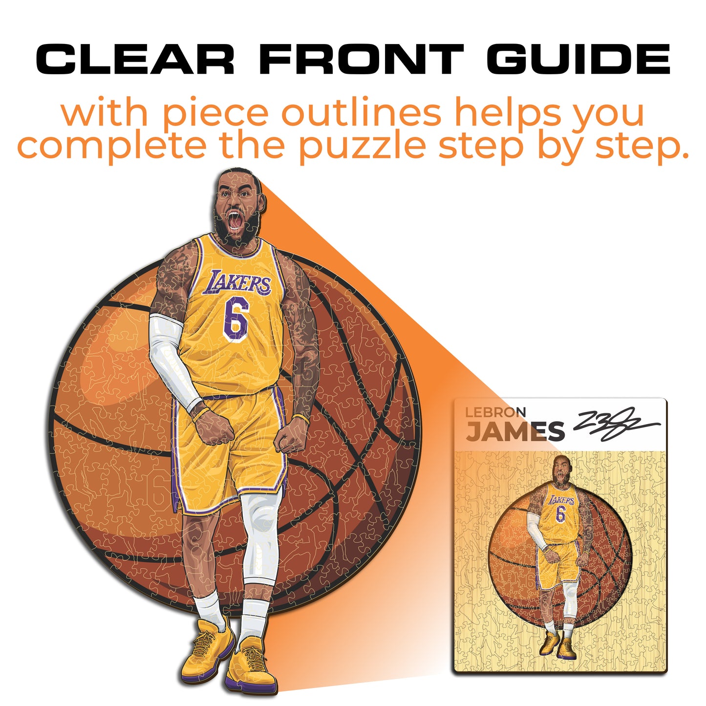 LeBron James - Holzpuzzle