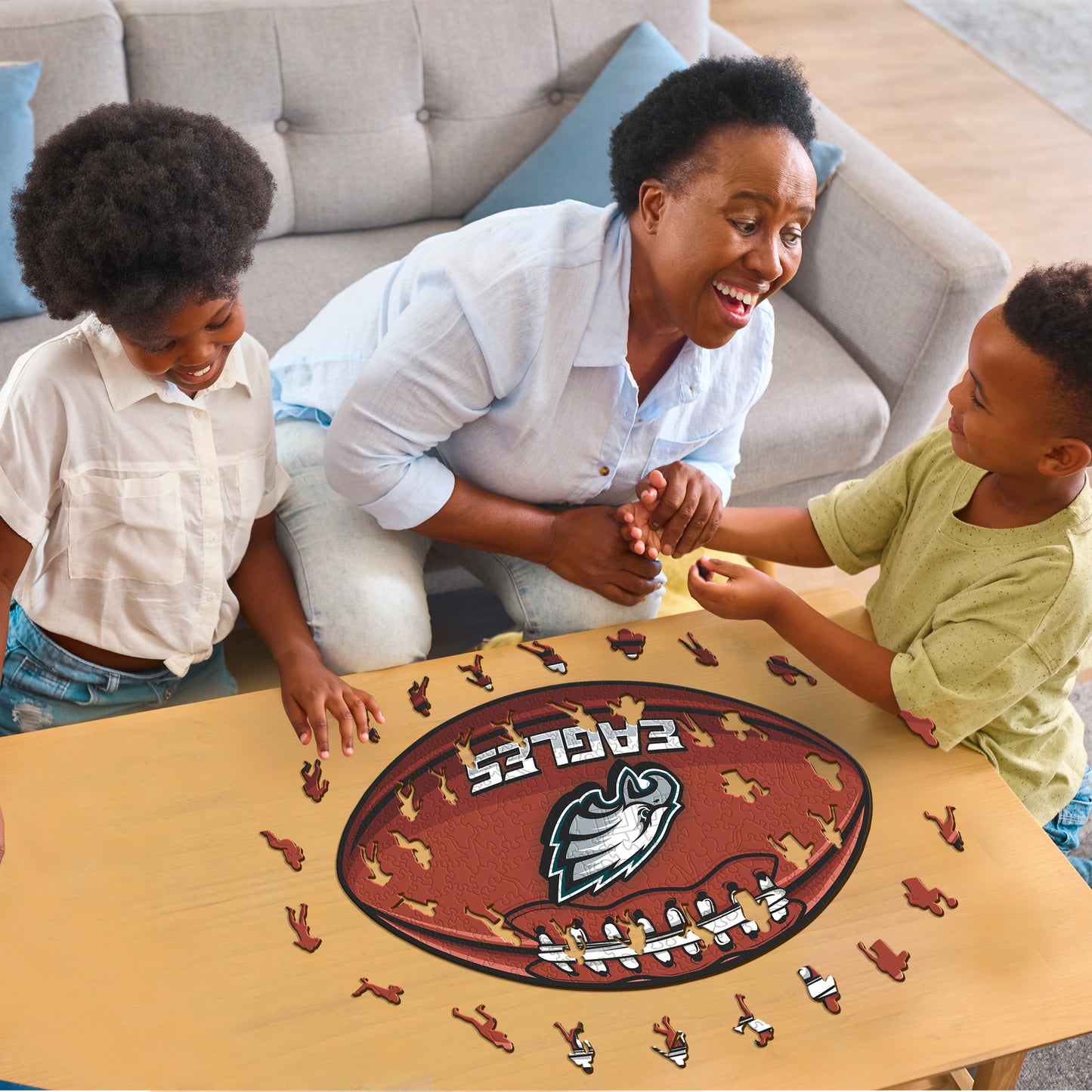 Philadelphia Eagles™ Football - Holzpuzzle