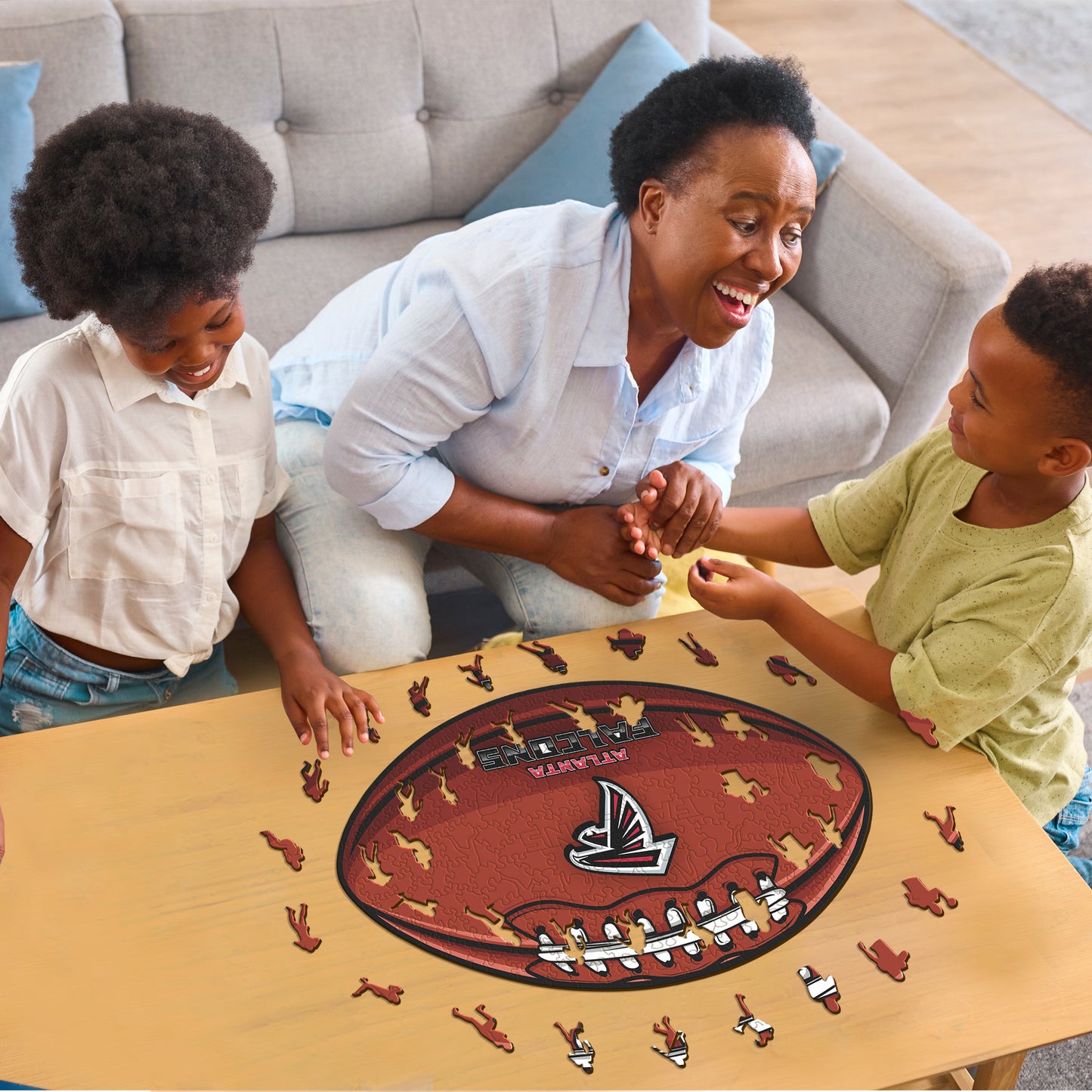 Atlanta Falcons™ Football - Holzpuzzle