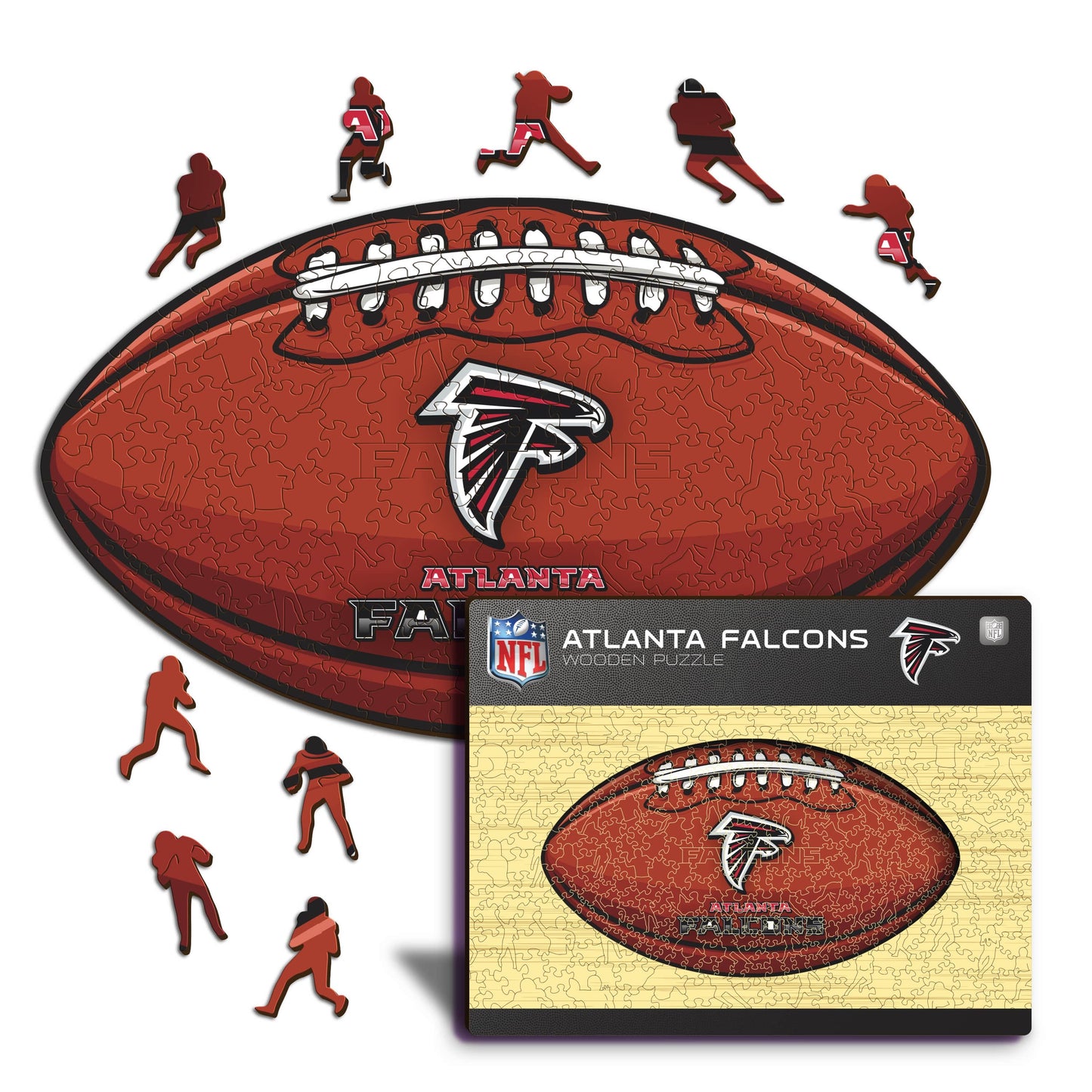 Atlanta Falcons™ Football - Holzpuzzle