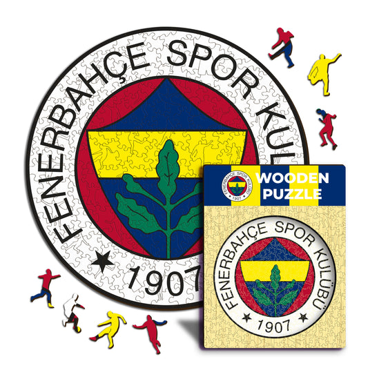Fenerbahçe S.K.® Logo - Holzpuzzle