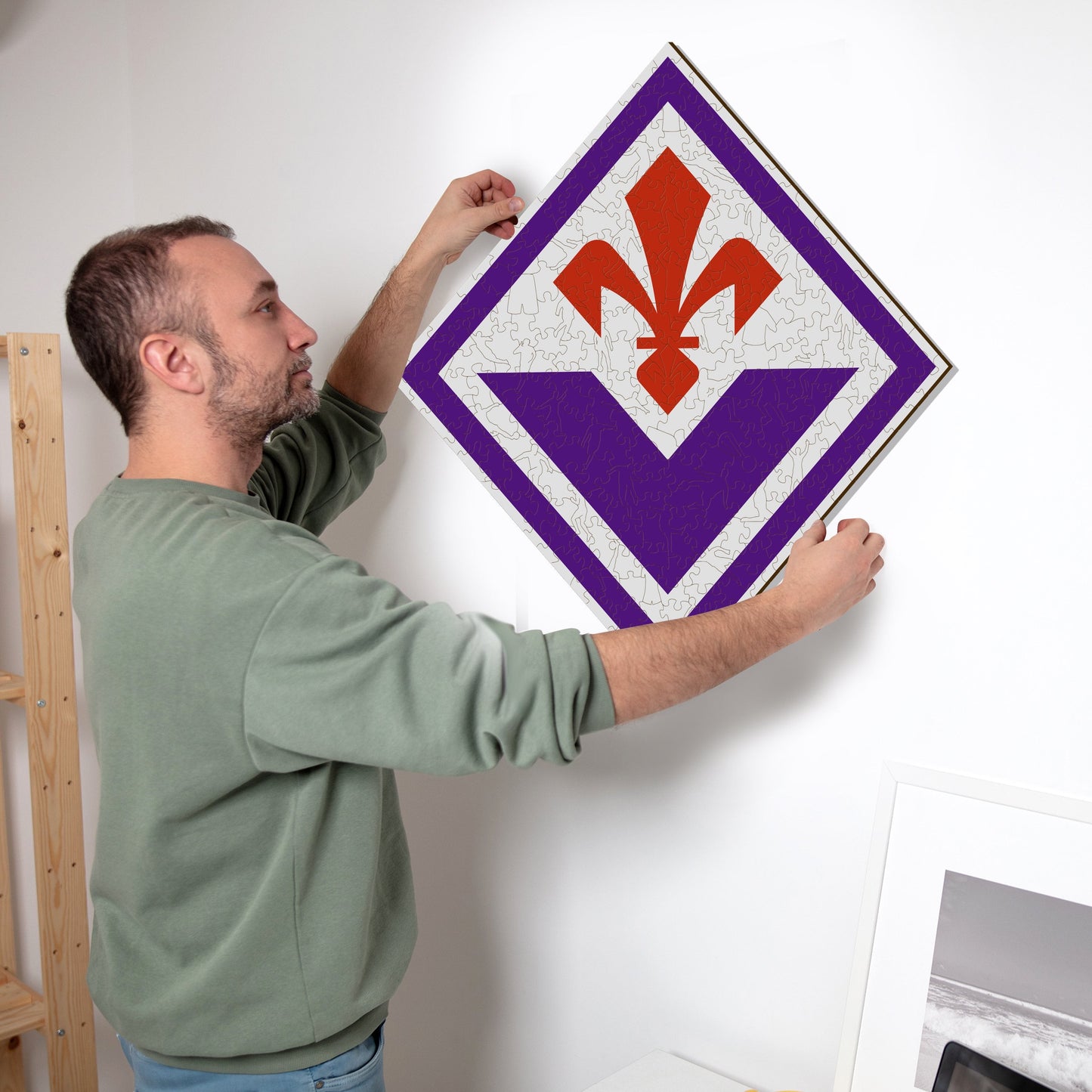 ACF Fiorentina® Logo - Holzpuzzle