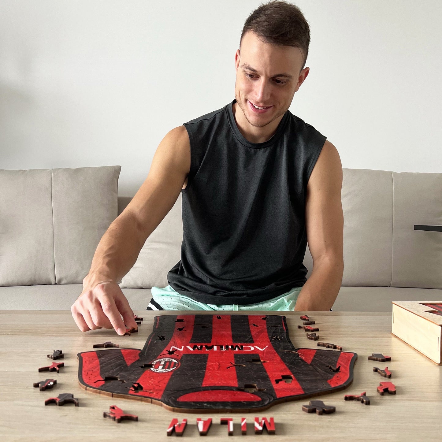 AC Milan® Jersey - Holzpuzzle
