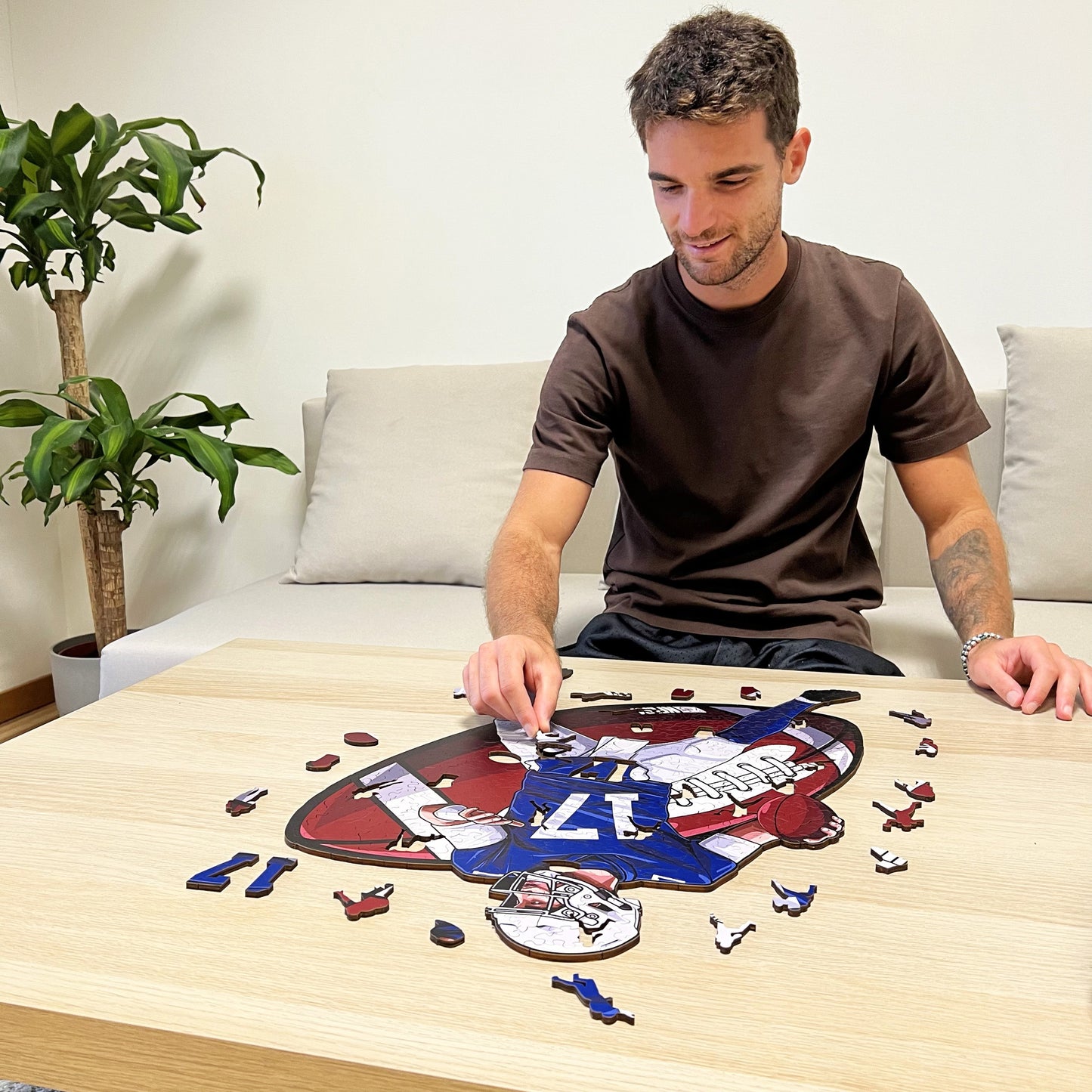 Josh Allen - Holzpuzzle