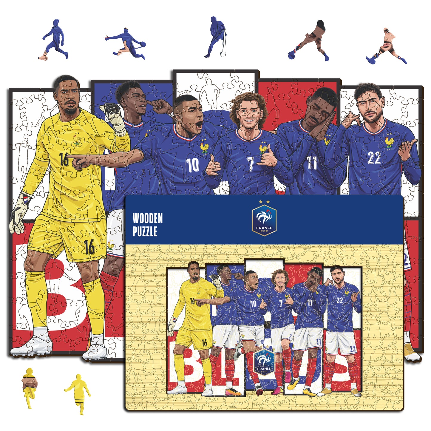 France® 6 Players - Holzpuzzle