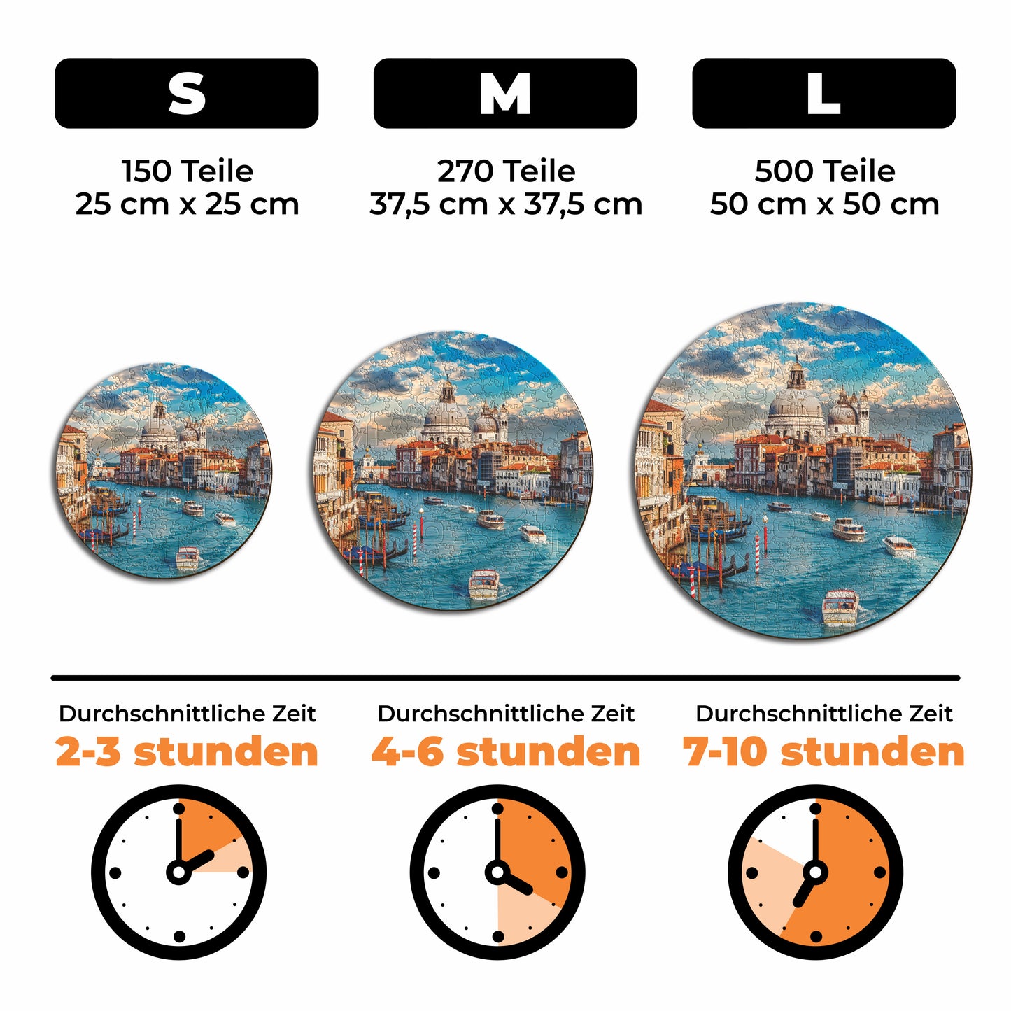 Wunderschönes Venedig - Holzpuzzle