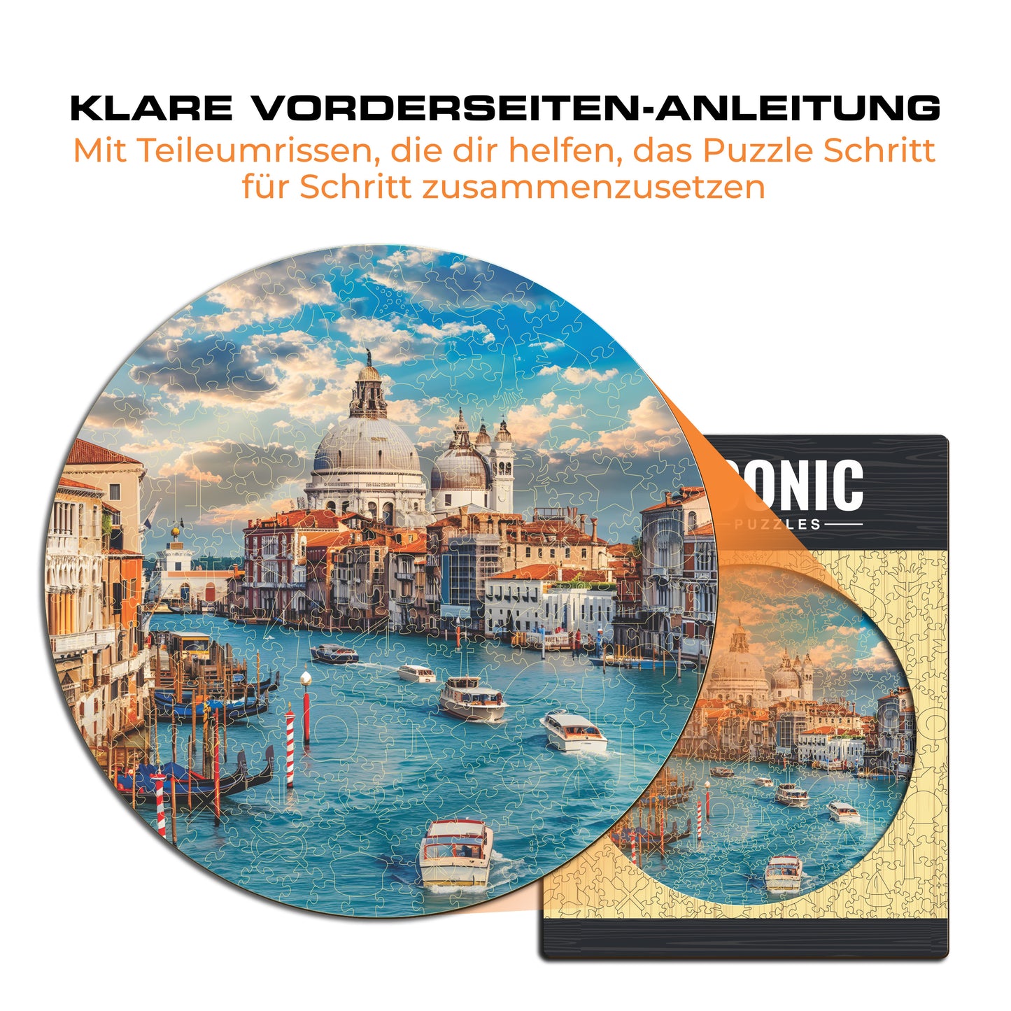 Wunderschönes Venedig - Holzpuzzle