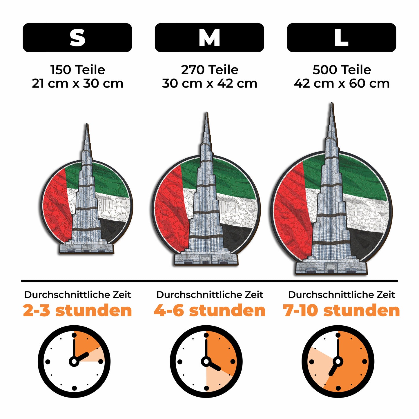 Burj Khalifa - Holzpuzzle