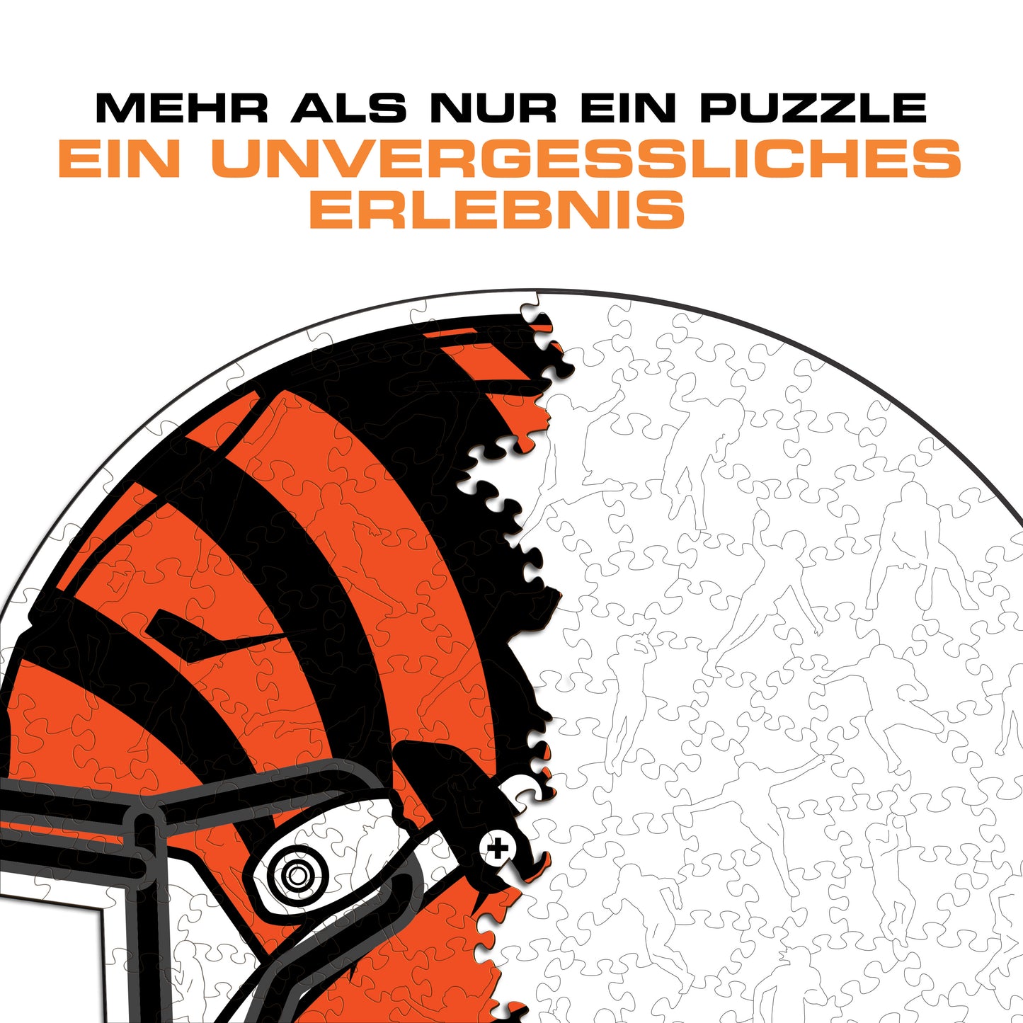 Cincinnati Bengals™ Helm - Holzpuzzle