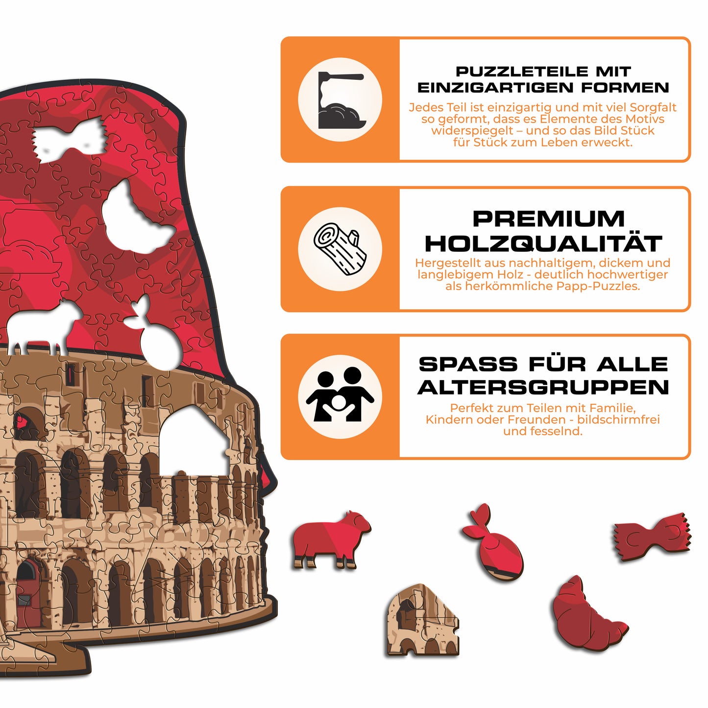 Colosseum - Holzpuzzle