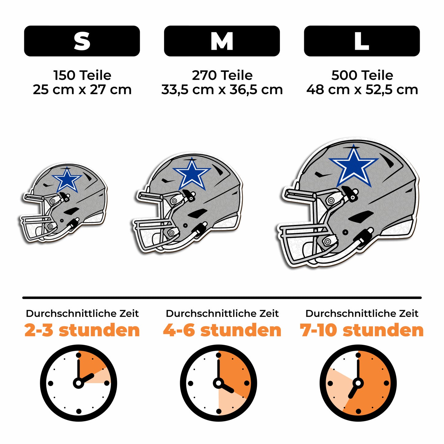 Dallas Cowboys™ Helm - Holzpuzzle