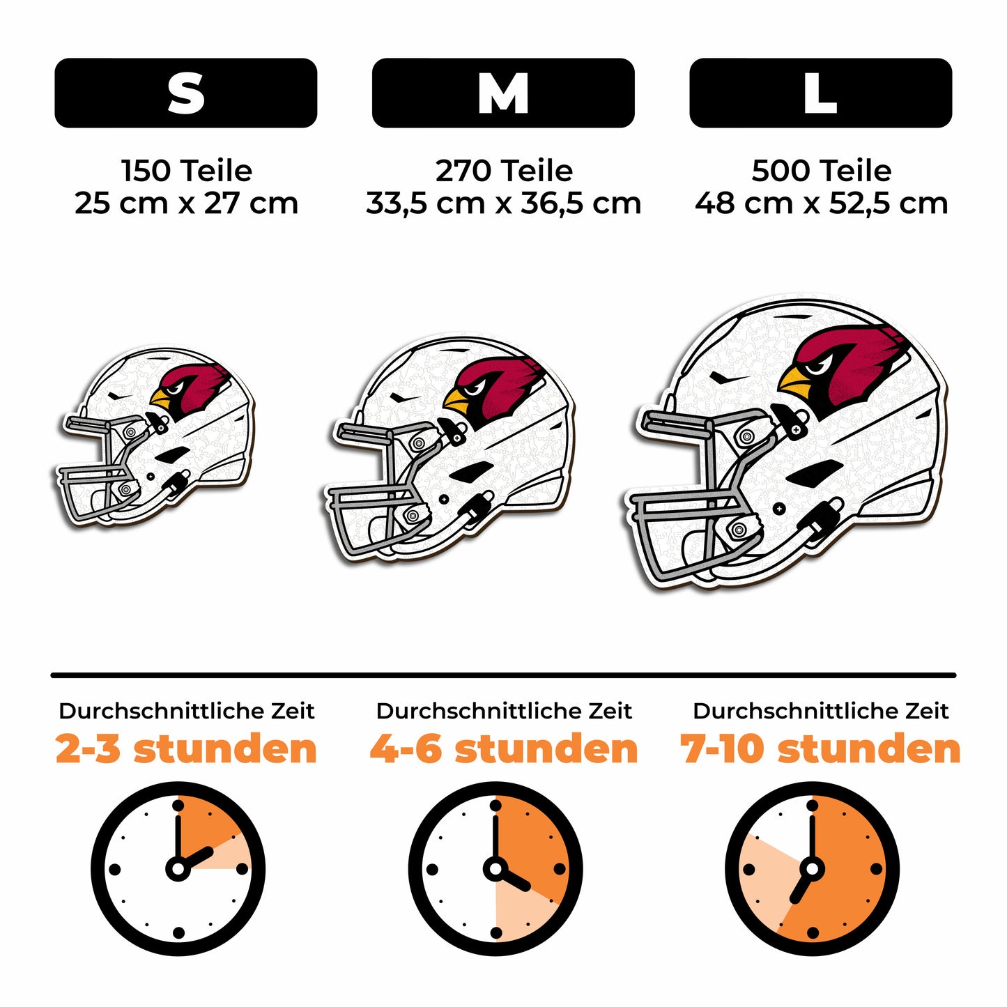 Arizona Cardinals™ Helm - Holzpuzzle