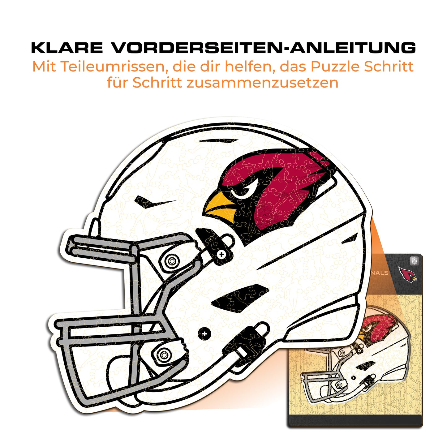 Arizona Cardinals™ Helm - Holzpuzzle