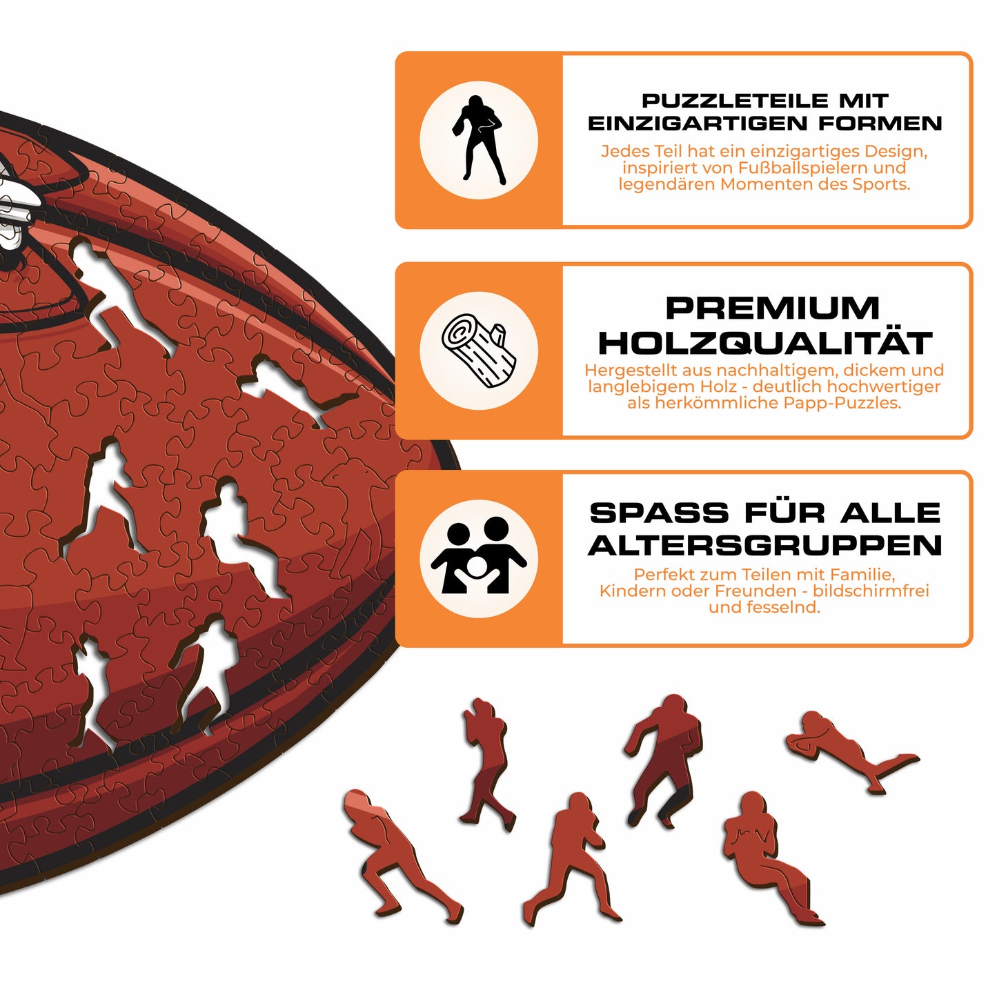 Dallas Cowboys™ Football - Holzpuzzle