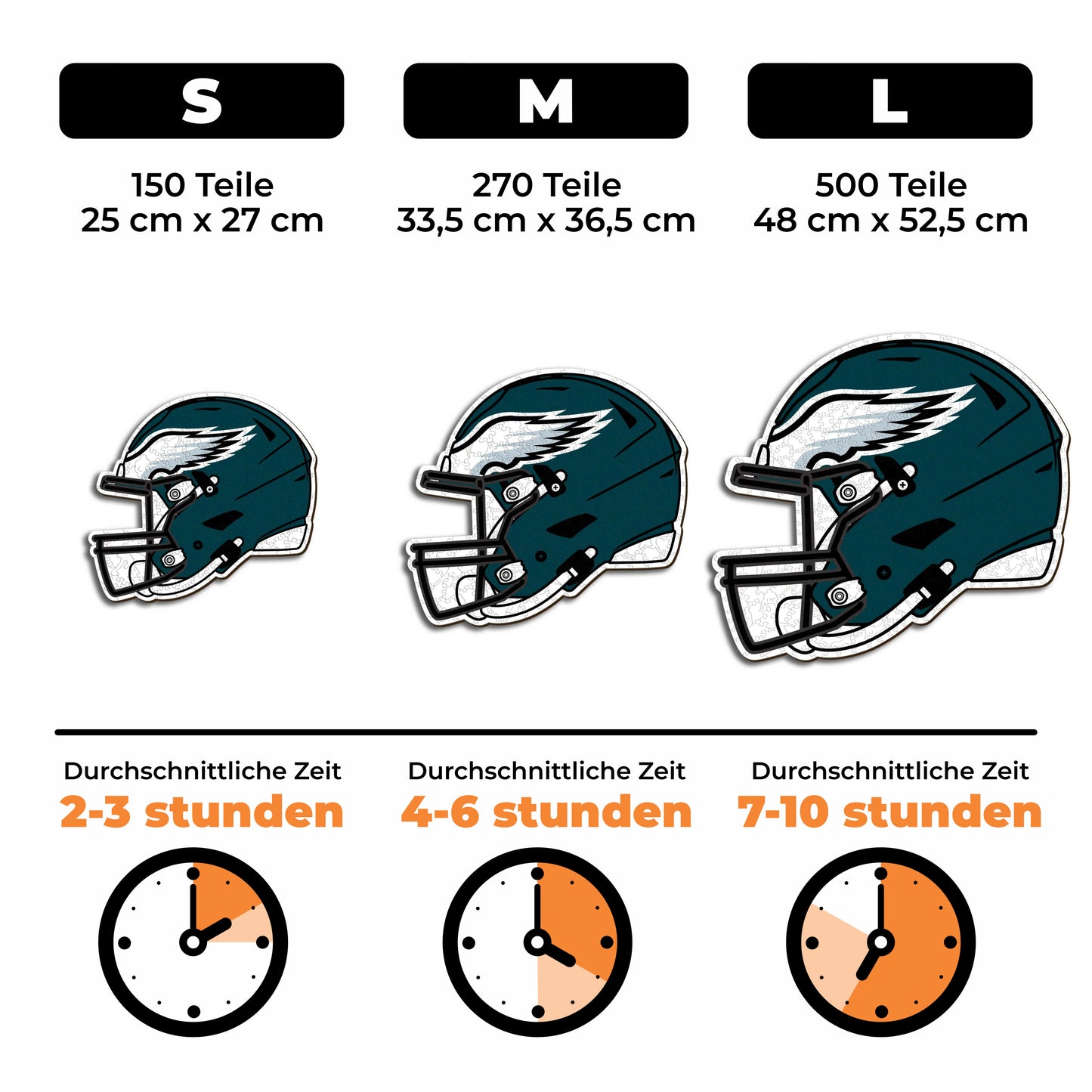 Philadelphia Eagles™ Helm - Holzpuzzle