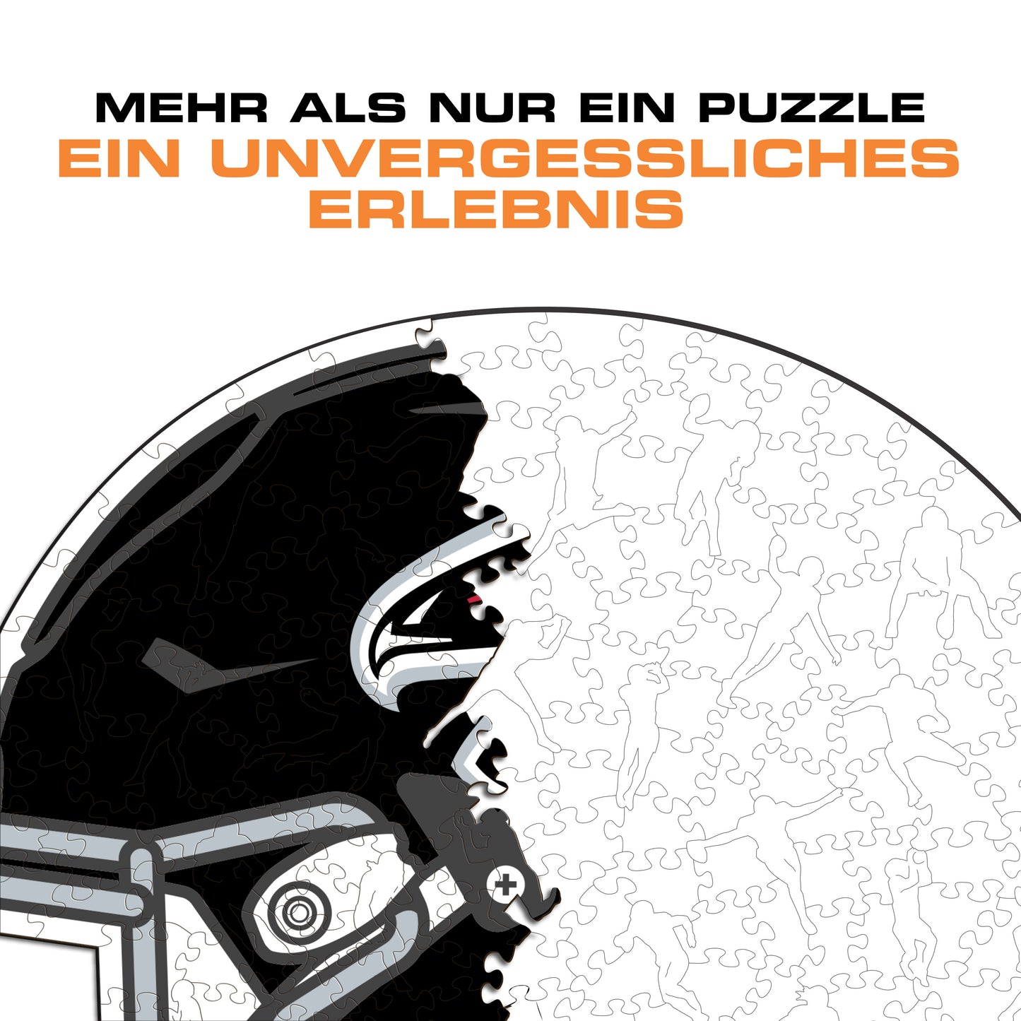 Atlanta Falcons™ Helm - Holzpuzzle