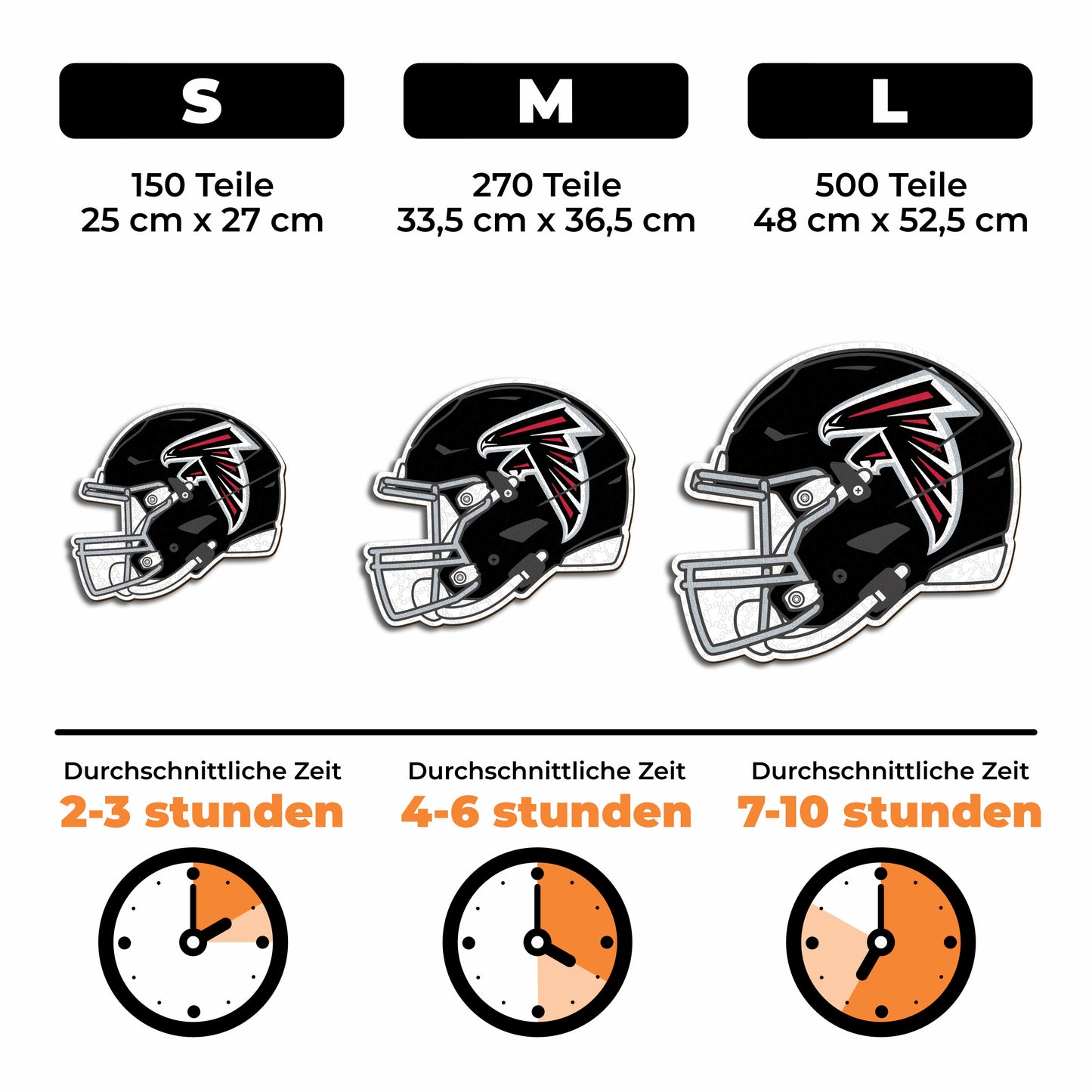 Atlanta Falcons™ Helm - Holzpuzzle