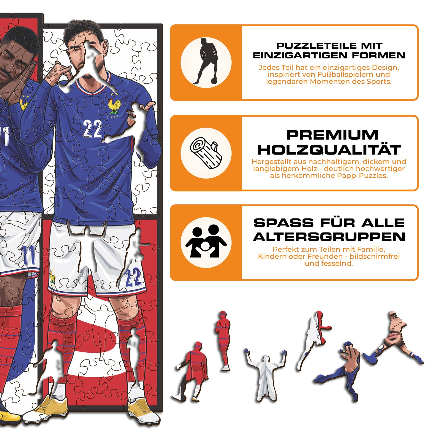 France® 6 Players - Holzpuzzle