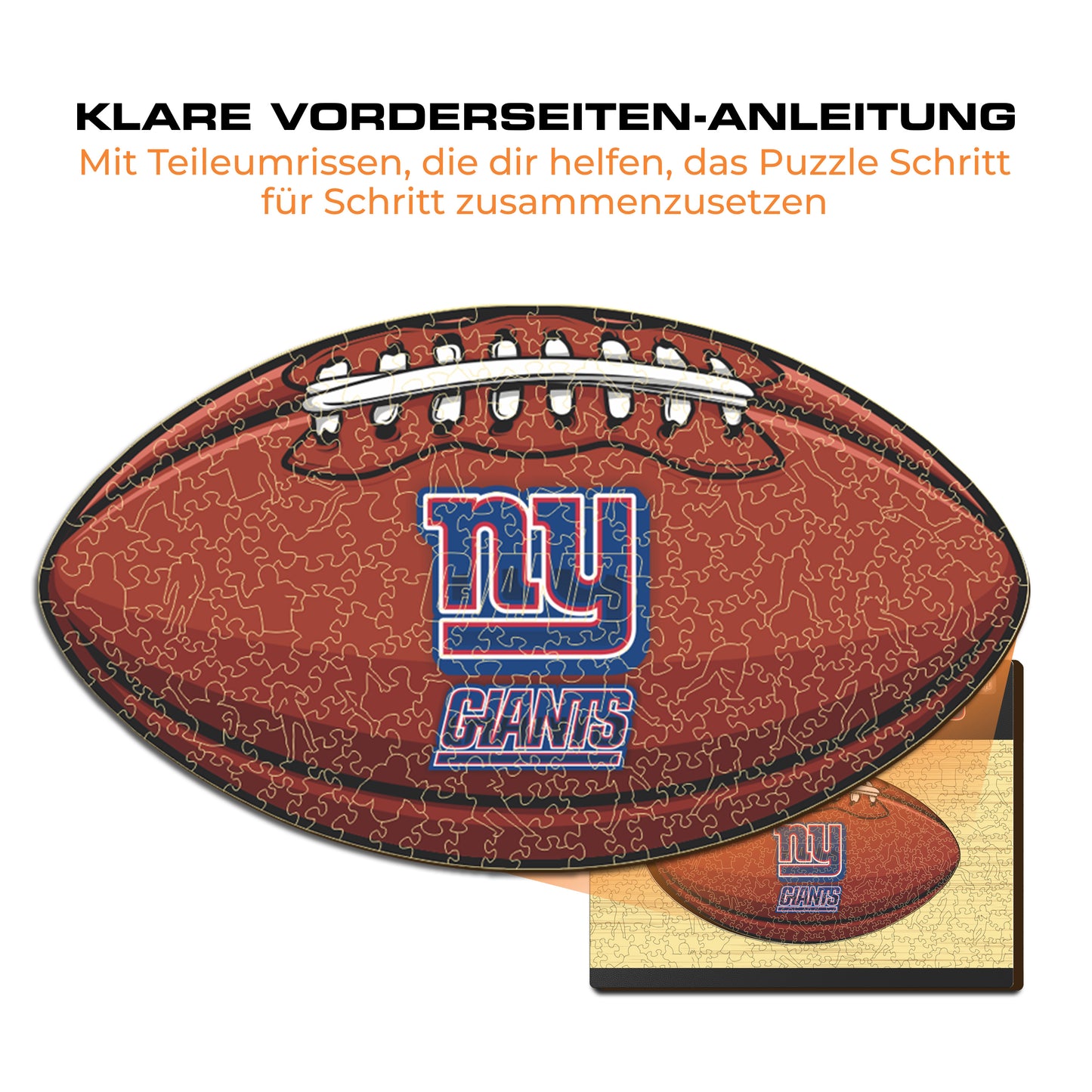 New York Giants™ Football - Holzpuzzle