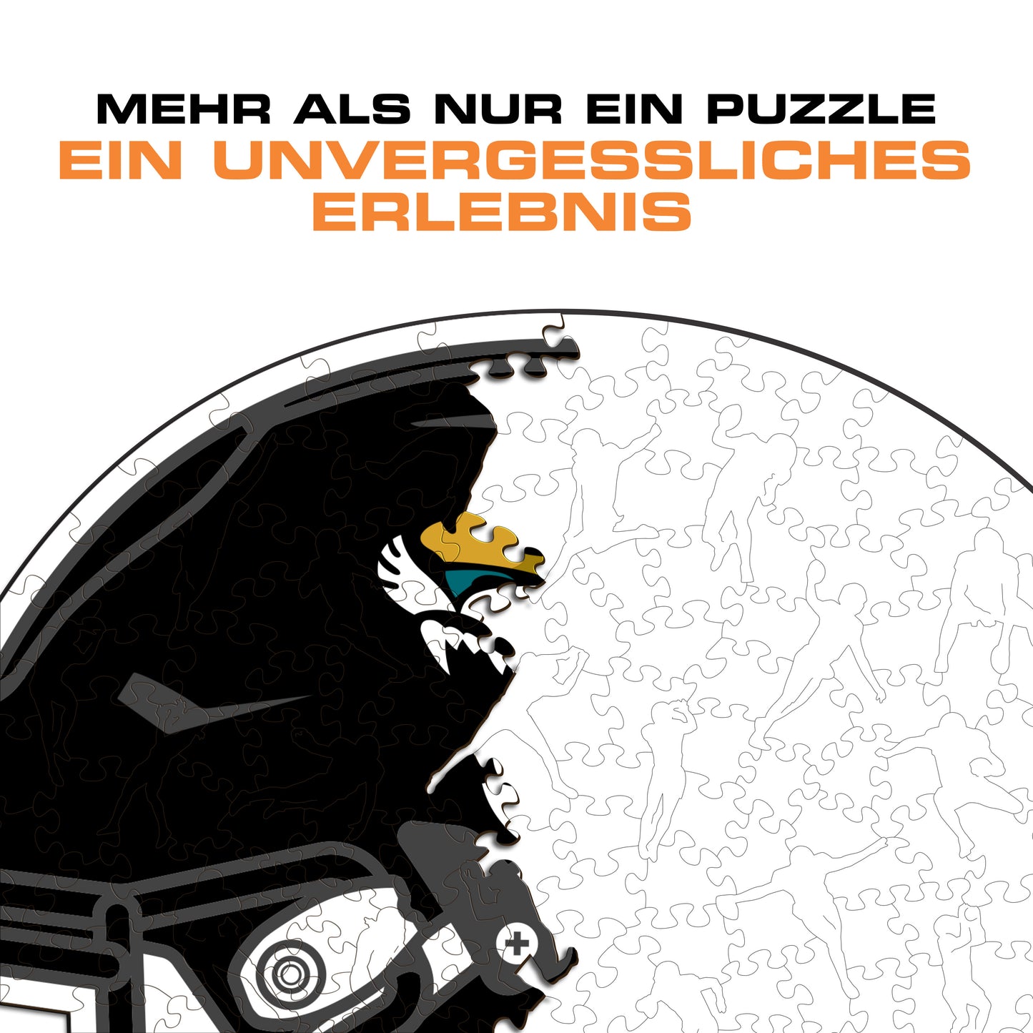 Jacksonville Jaguars™ Helm - Holzpuzzle