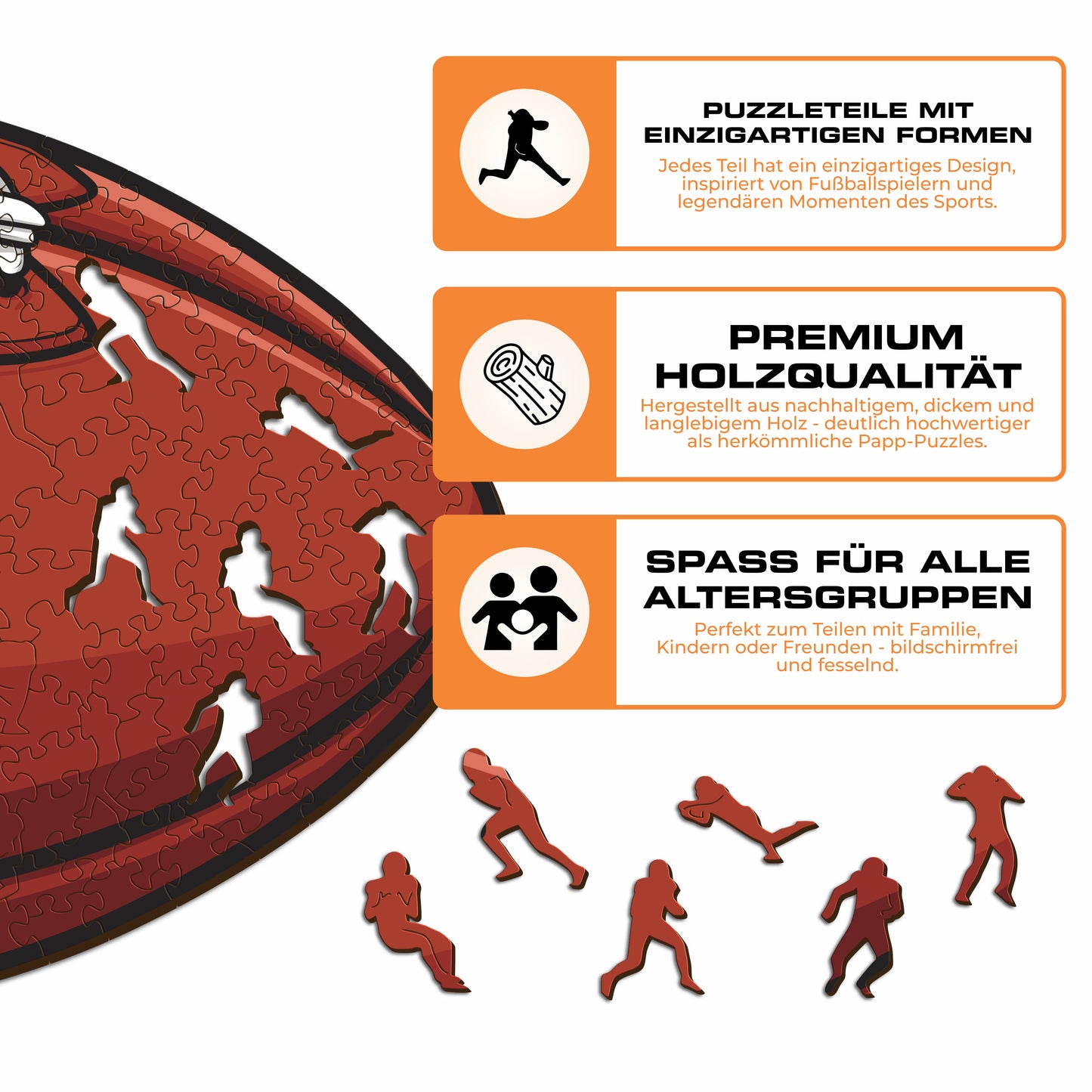 Jacksonville Jaguars™ Football - Holzpuzzle