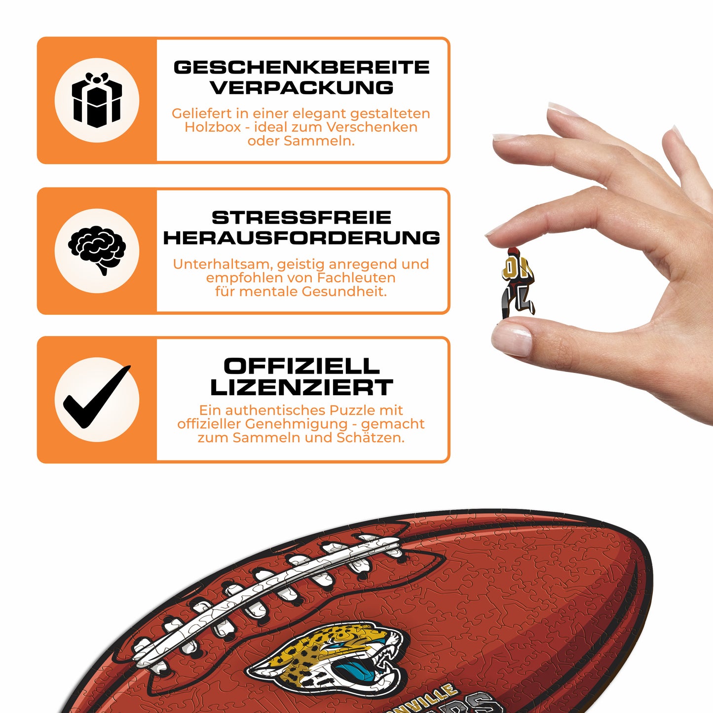 Jacksonville Jaguars™ Football - Holzpuzzle