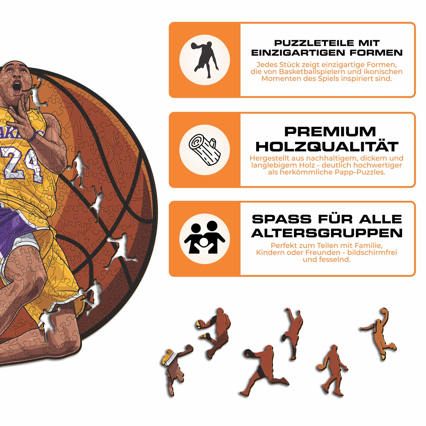 Kobe Bryant - Holzpuzzle