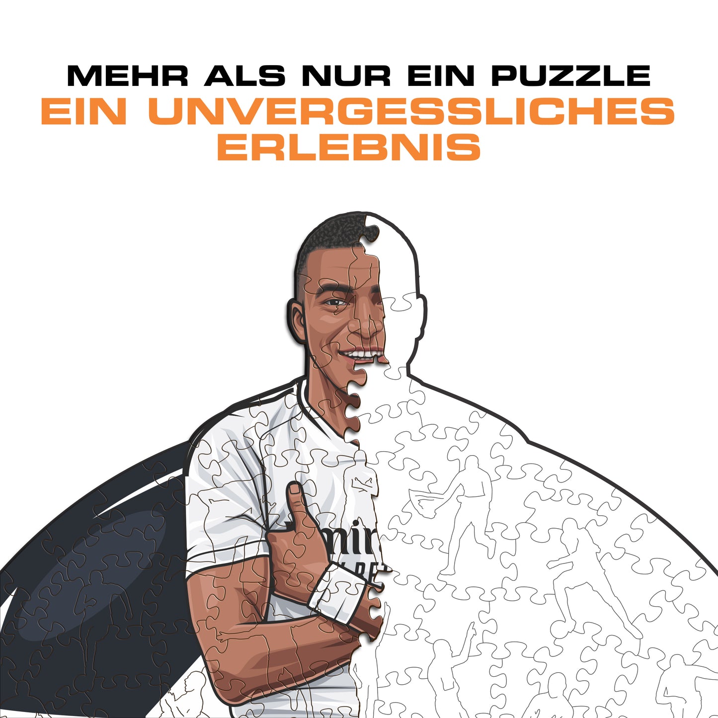 Kylian Mbappé - Holzpuzzle