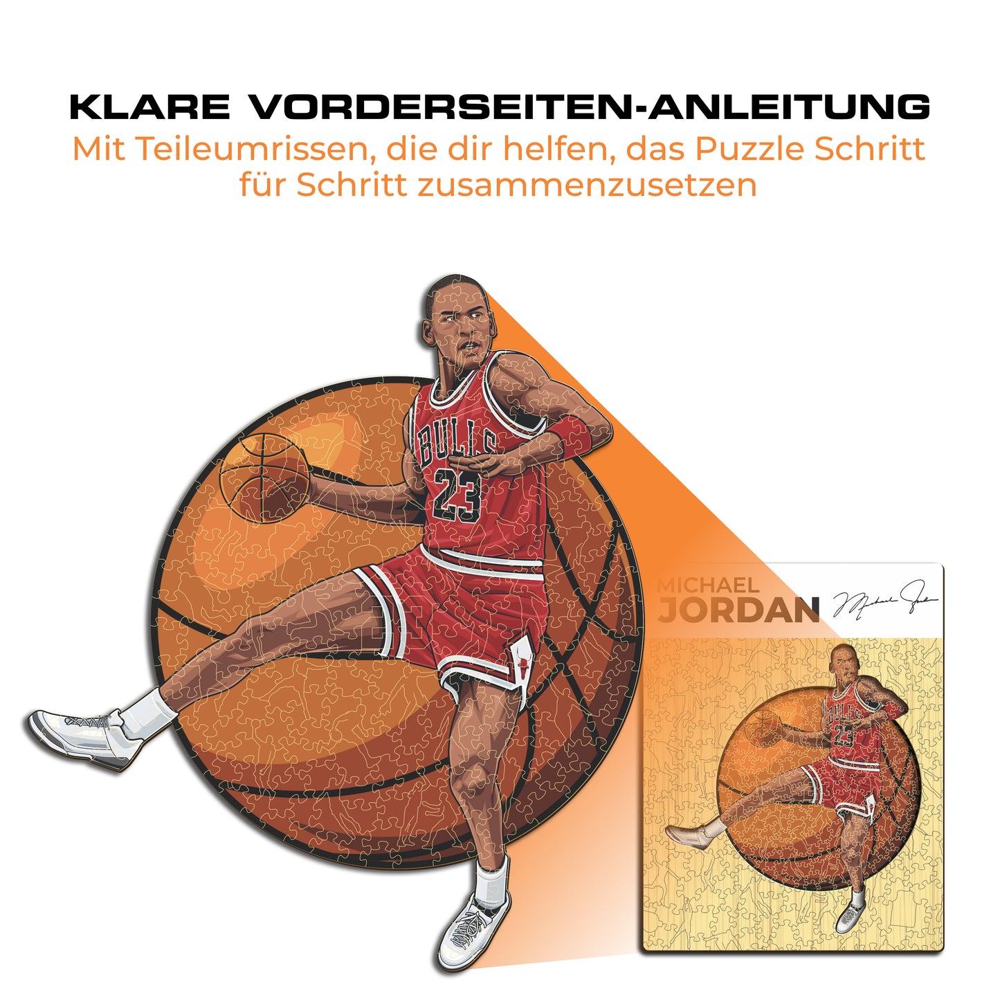 Michael Jordan - Holzpuzzle