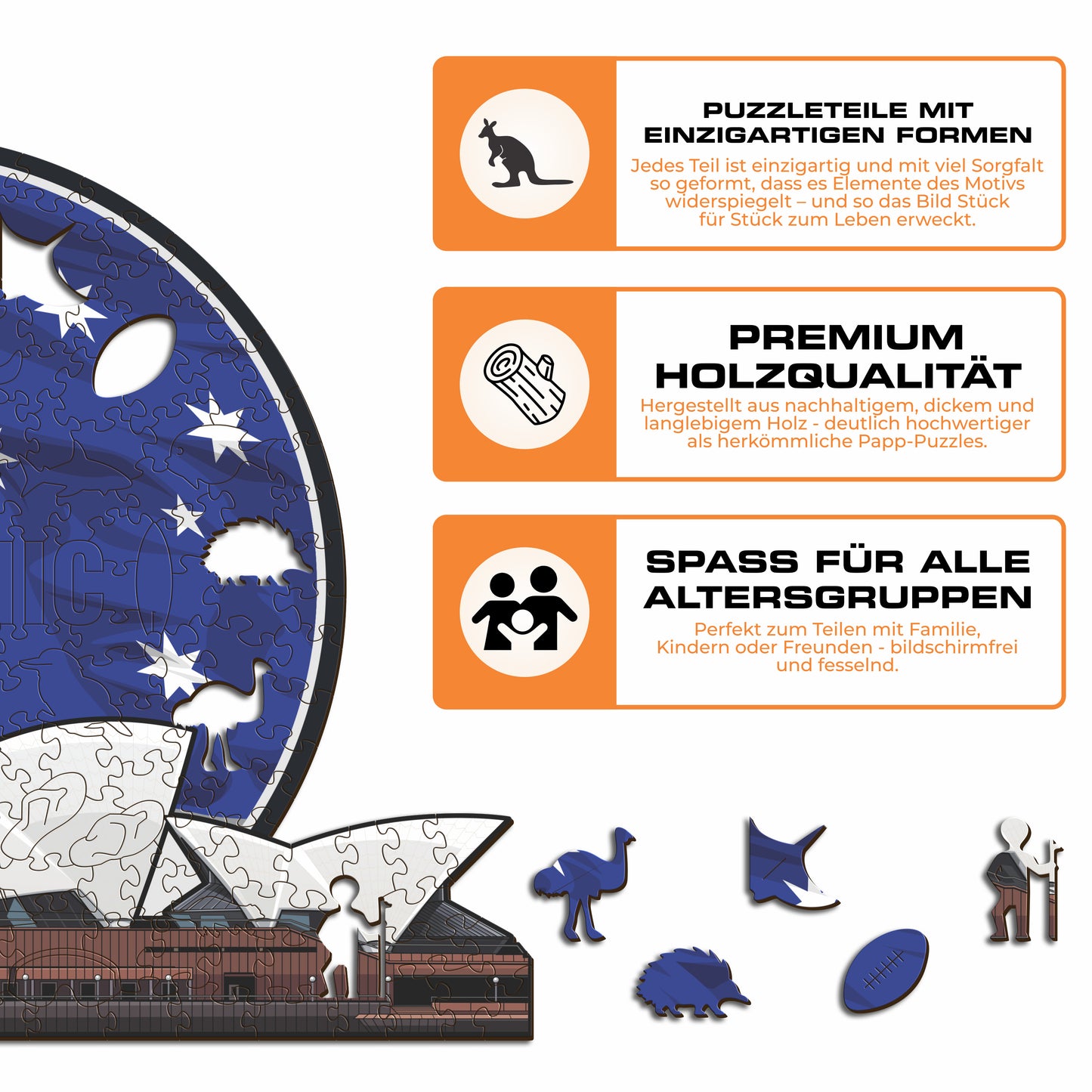 Sydney Opera House - Holzpuzzle