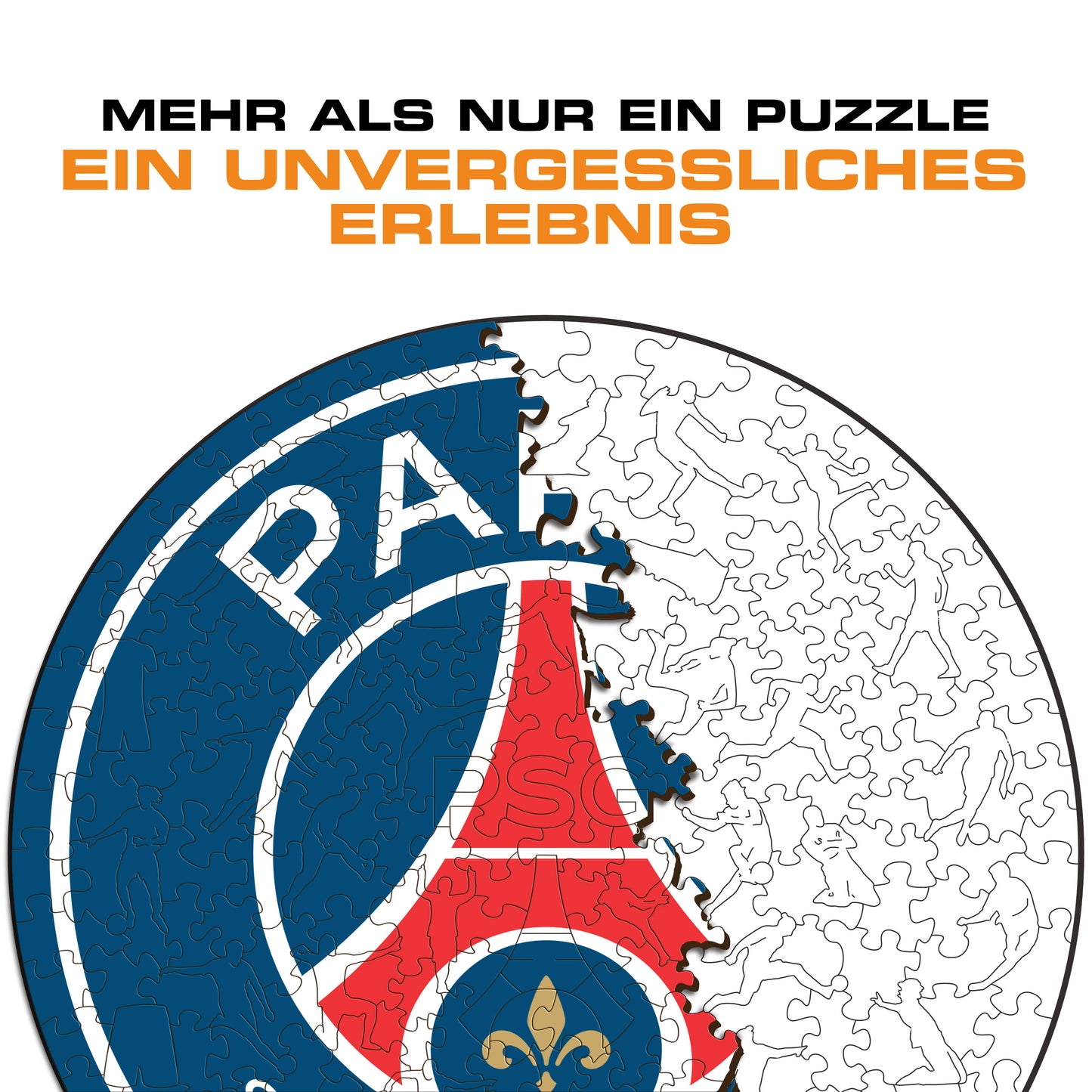 PSG FC® Logo - Holzpuzzle