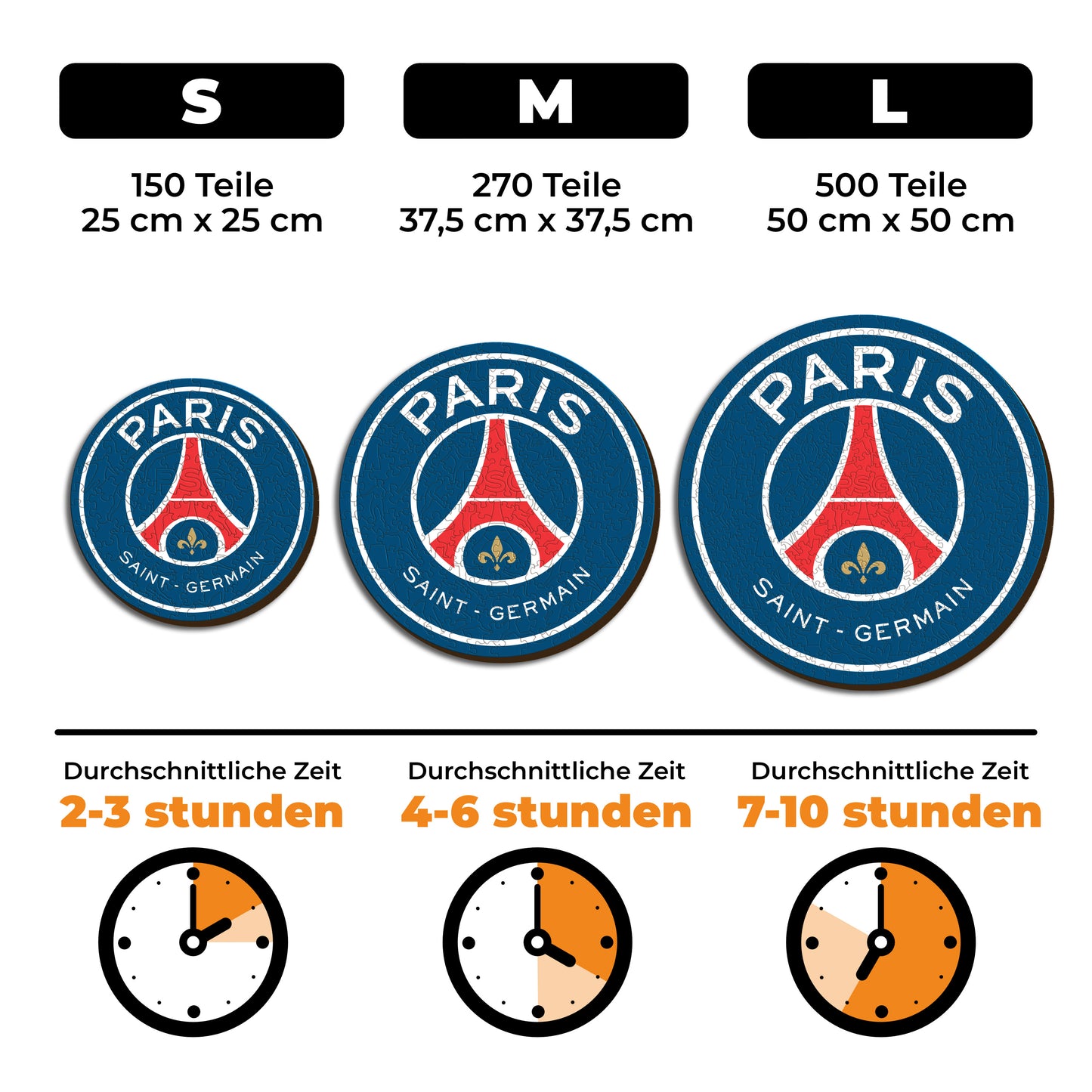 PSG FC® Logo - Holzpuzzle