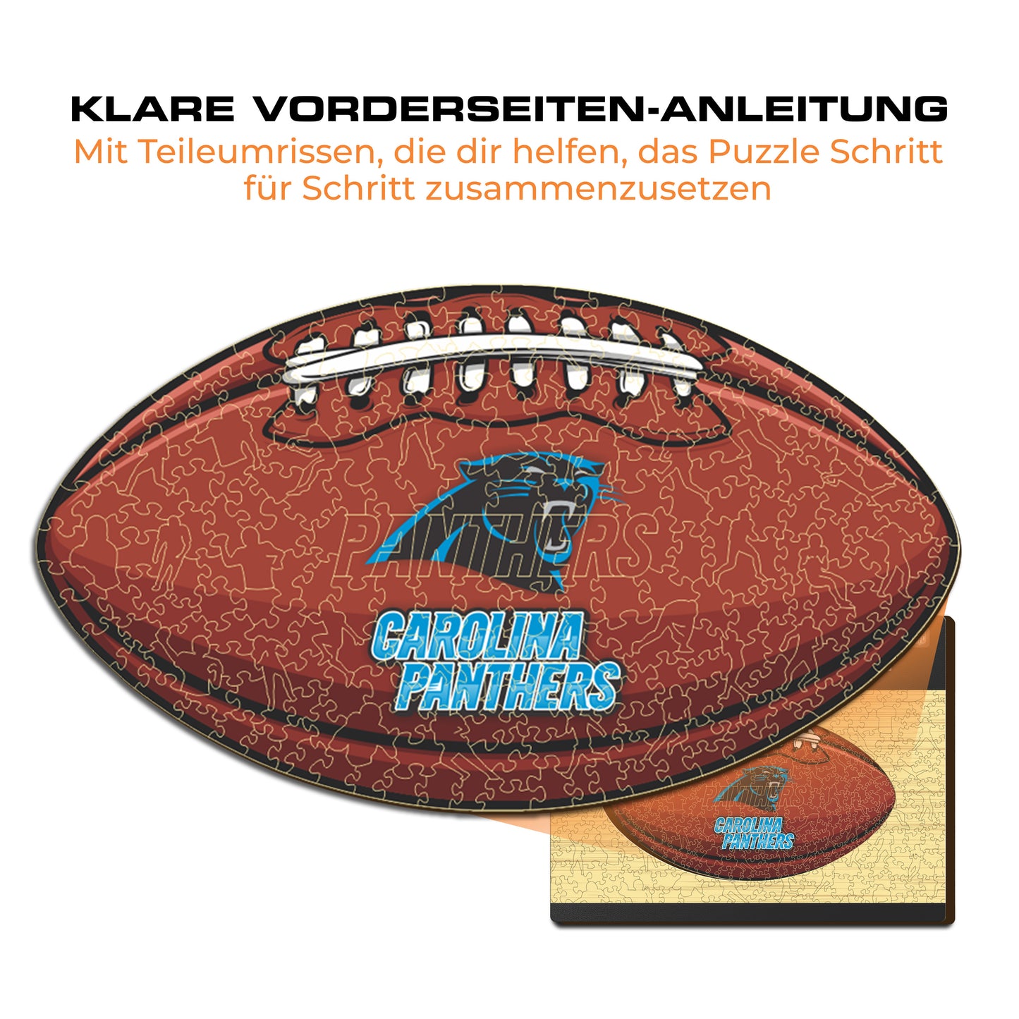 Carolina Panthers™ Football - Holzpuzzle