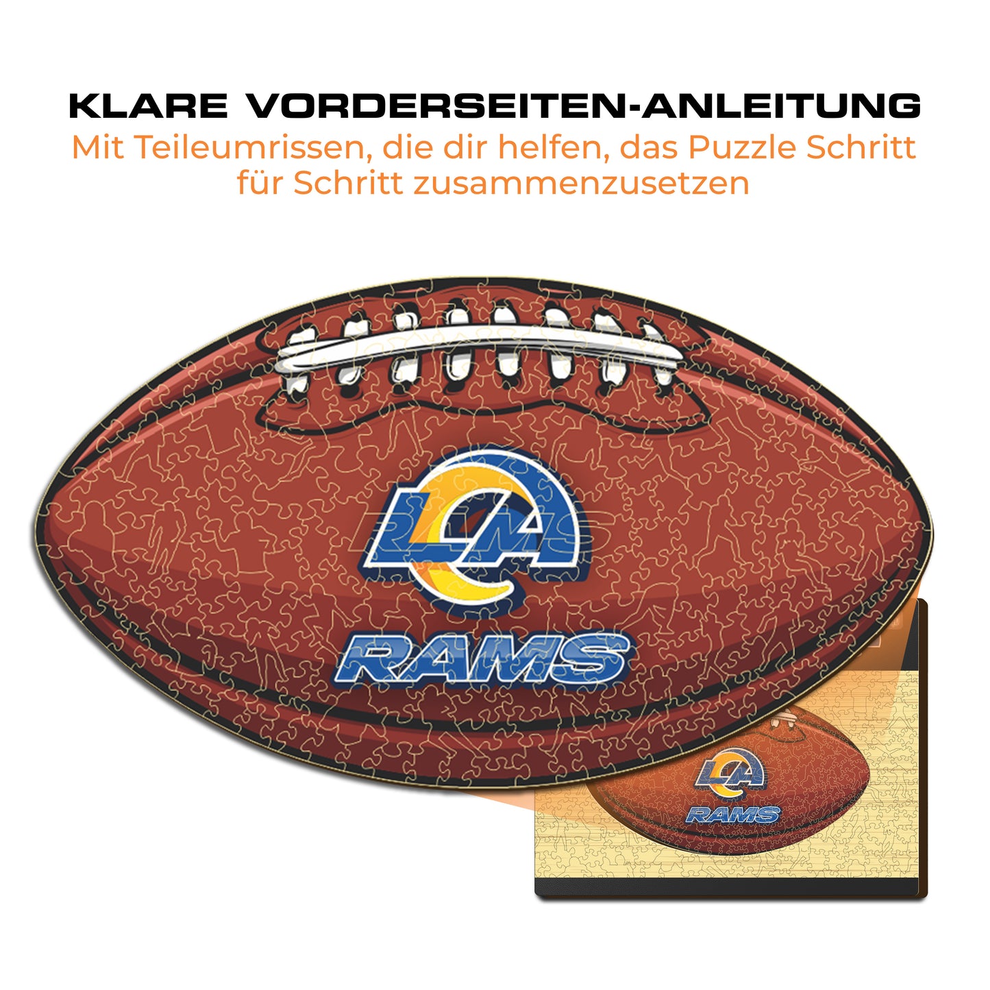 Los Angeles Rams™ Football - Holzpuzzle
